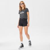 Levi's The Perfect Liy Mv Logo Pirate Kadın Siyah T-Shirt