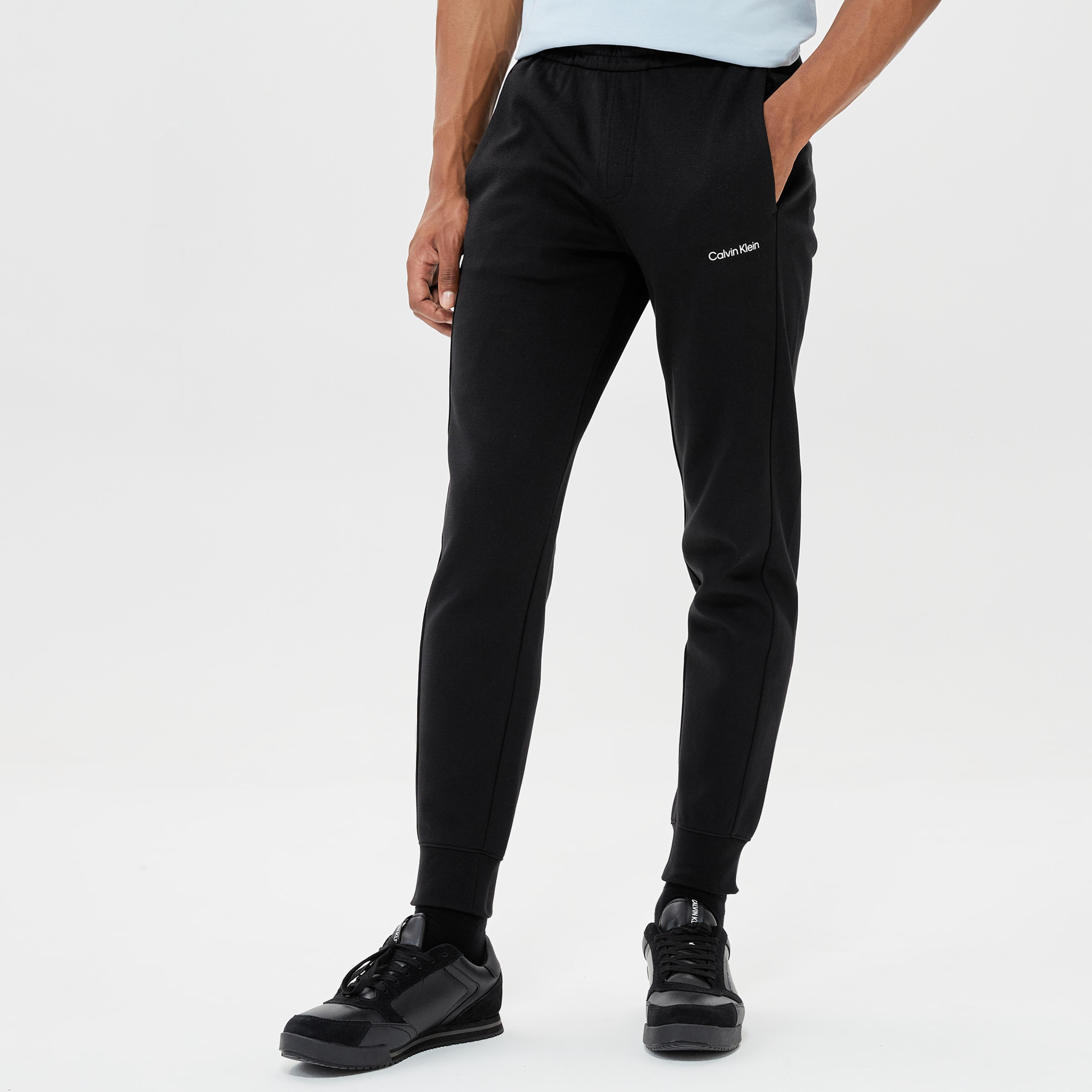 Calvin Klein Micro Logo Joggerger Erkek Siyah Eşofman Altı