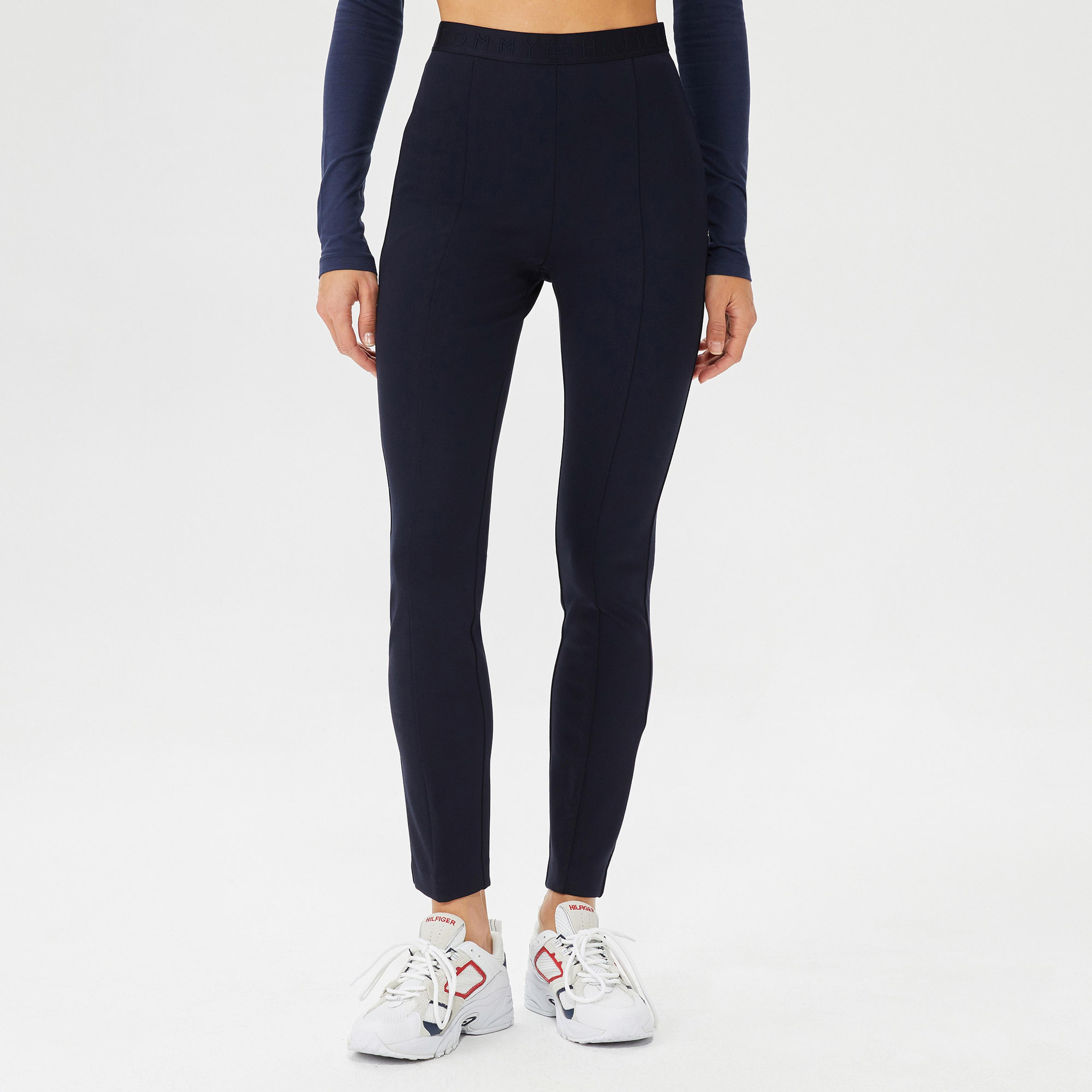 Tommy Hilfiger Audrey Skinny Punto Kadın Lacivert Tayt