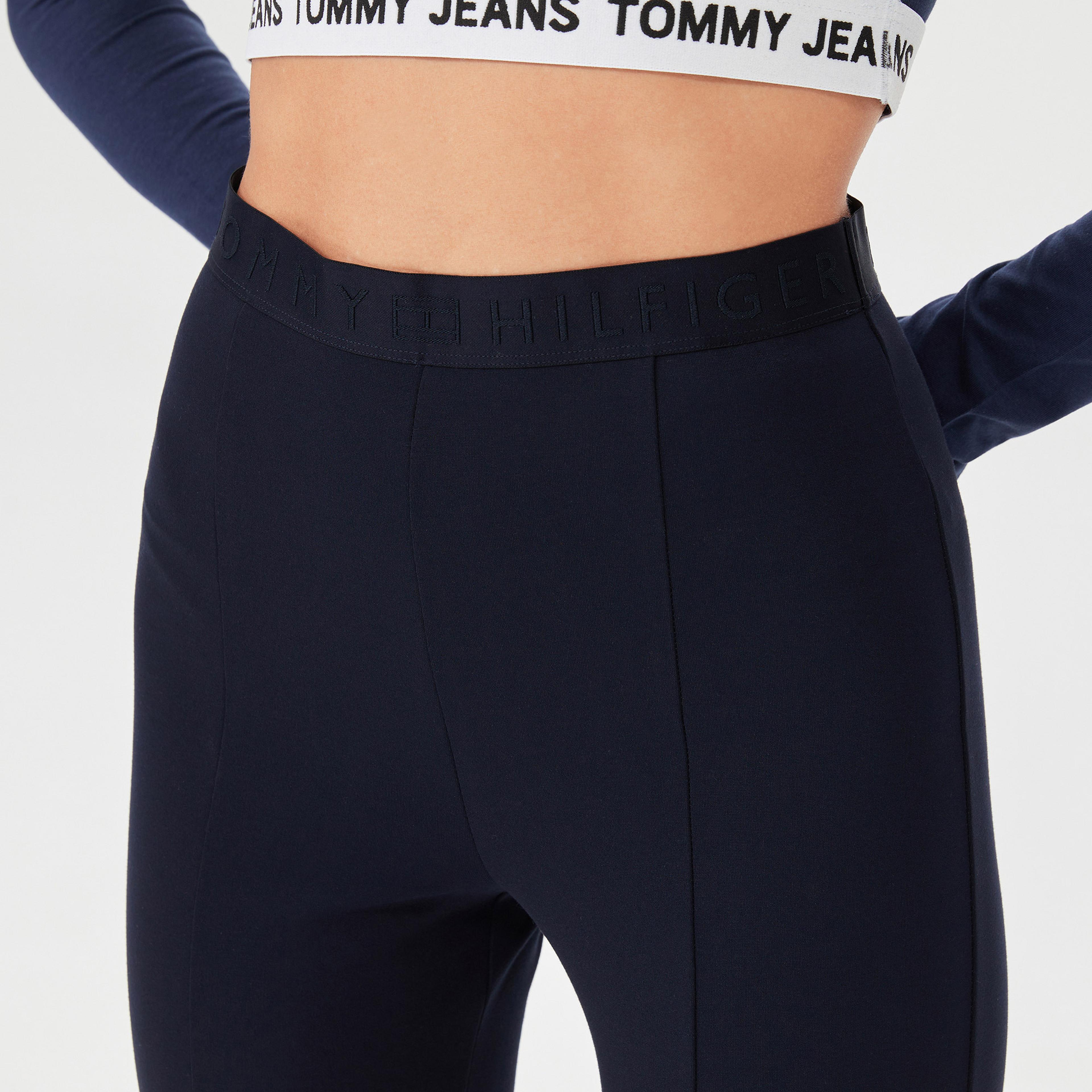 Tommy Hilfiger Audrey Skinny Punto Kadın Lacivert Tayt