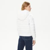Tommy Hilfiger Sporty Sorona Side Zip Kadın Beyaz Mont