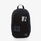 Calvin Klein Sport Essentials Round Aop Erkek Siyah Sırt Çantası