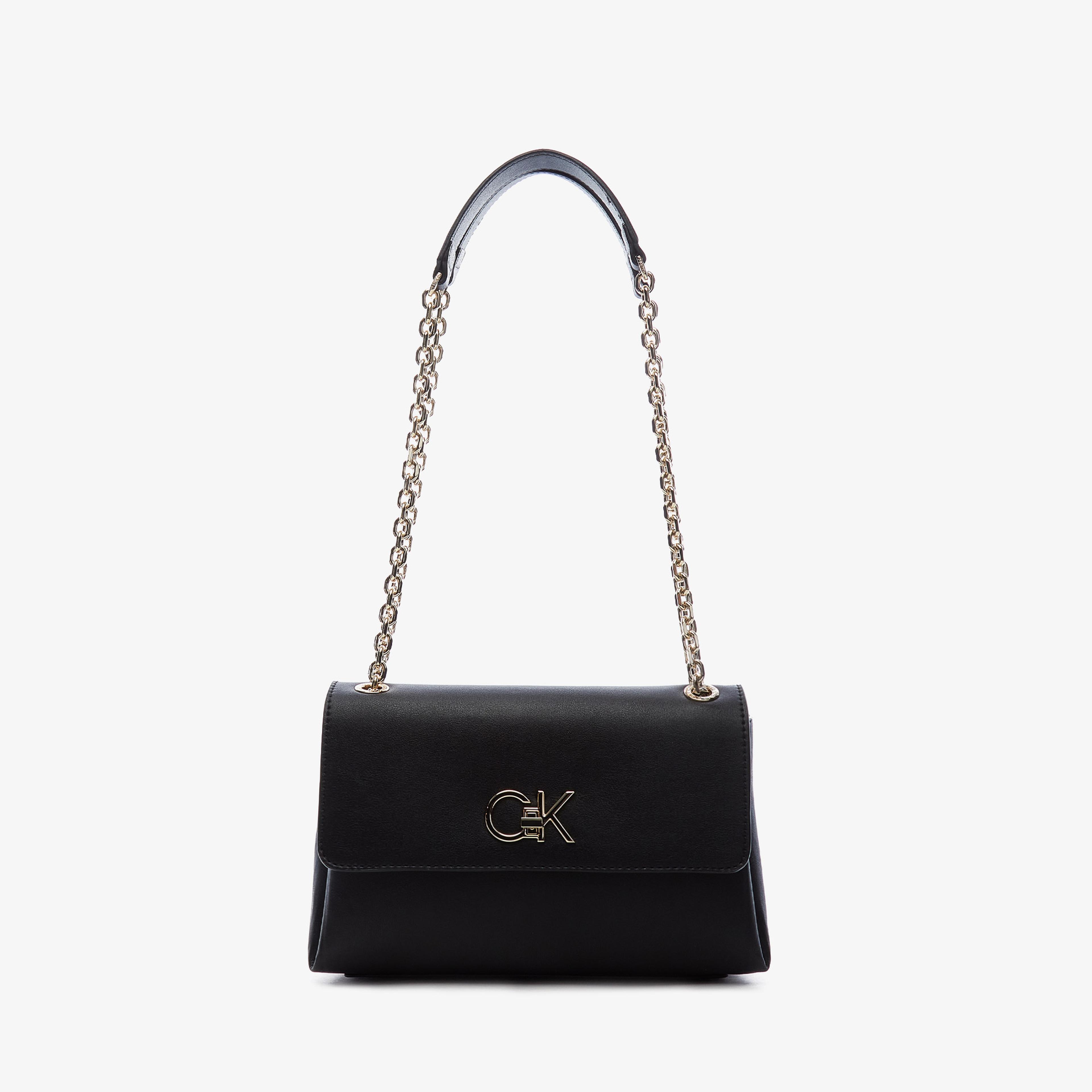 Calvin Klein Re-Lock Crossbody Kadın Siyah Omuz Çantası