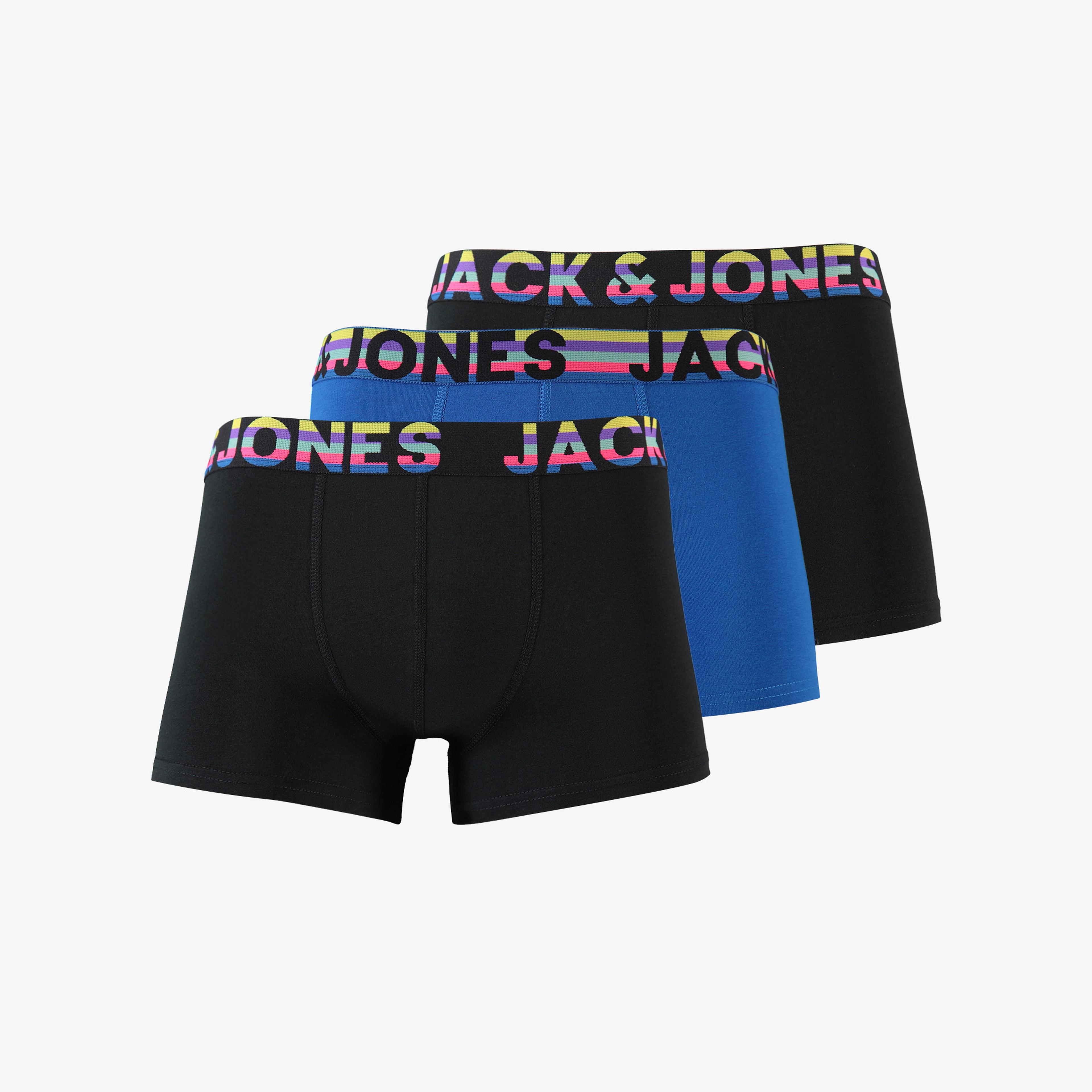 Jack & Jones Jacmixtype Box Ln Erkek 3'lü Siyah Boxer