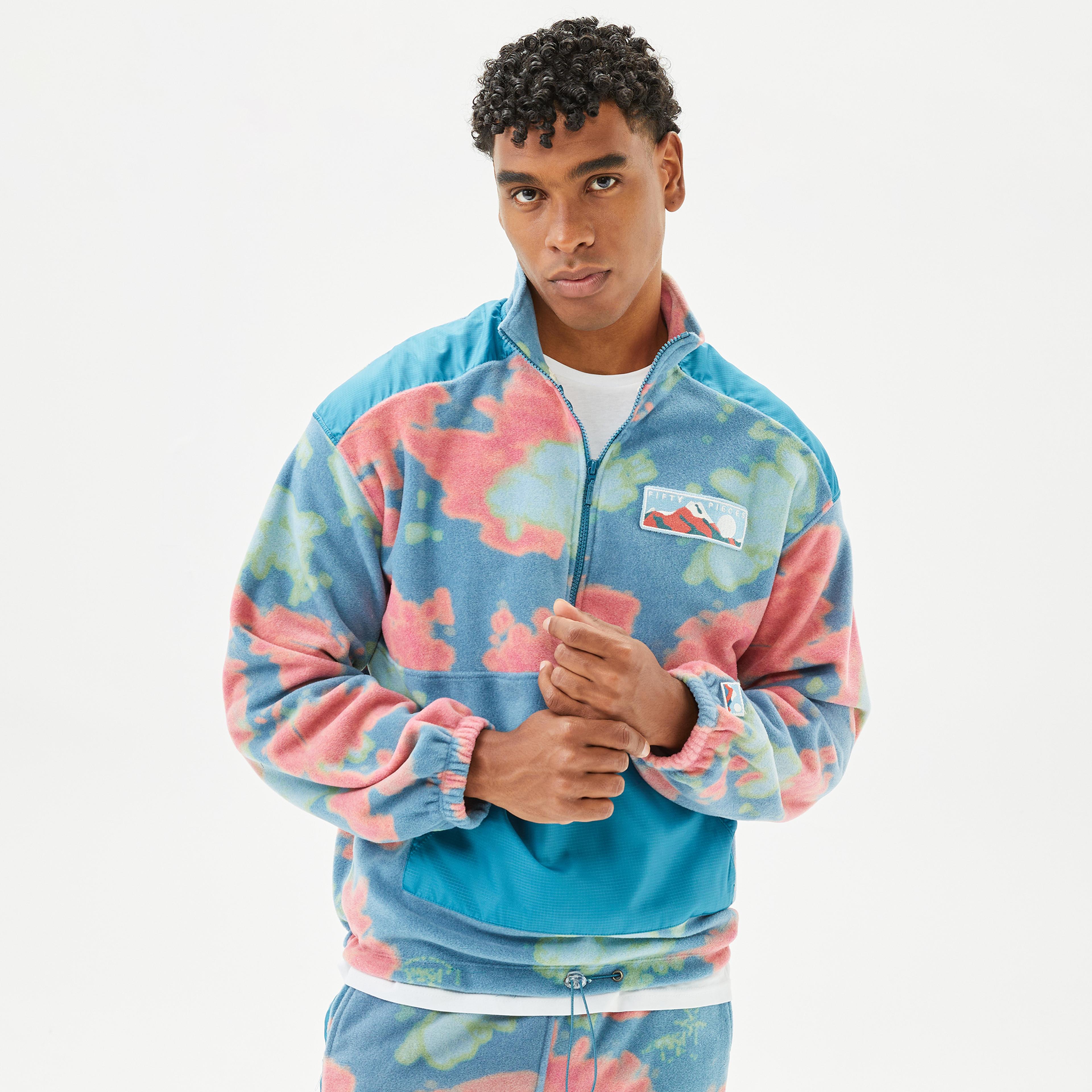 Fifty Pieces Fermuarlı Kanguru Cepli Polar Sweatshirt