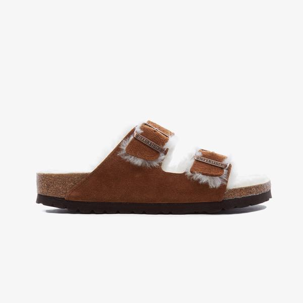 Birkenstock Arizona Fell Vl Kadın Kahverengi Terlik_2