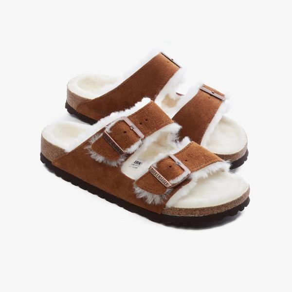 Birkenstock Arizona Fell Vl Kadın Kahverengi Terlik_1
