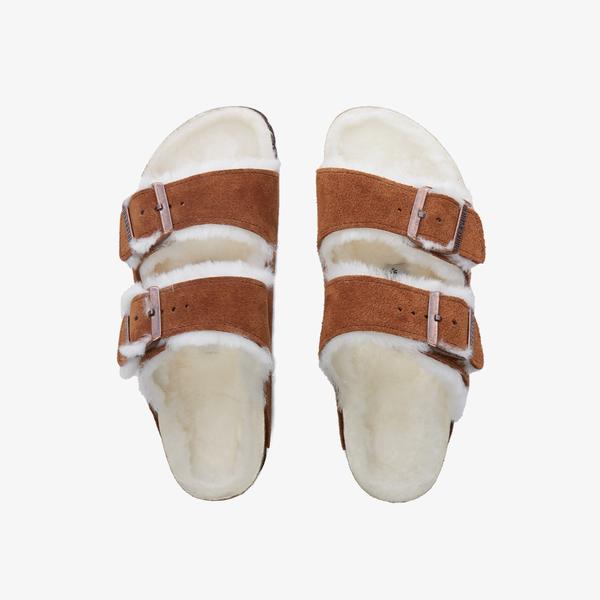 Birkenstock Arizona Fell Vl Kadın Kahverengi Terlik