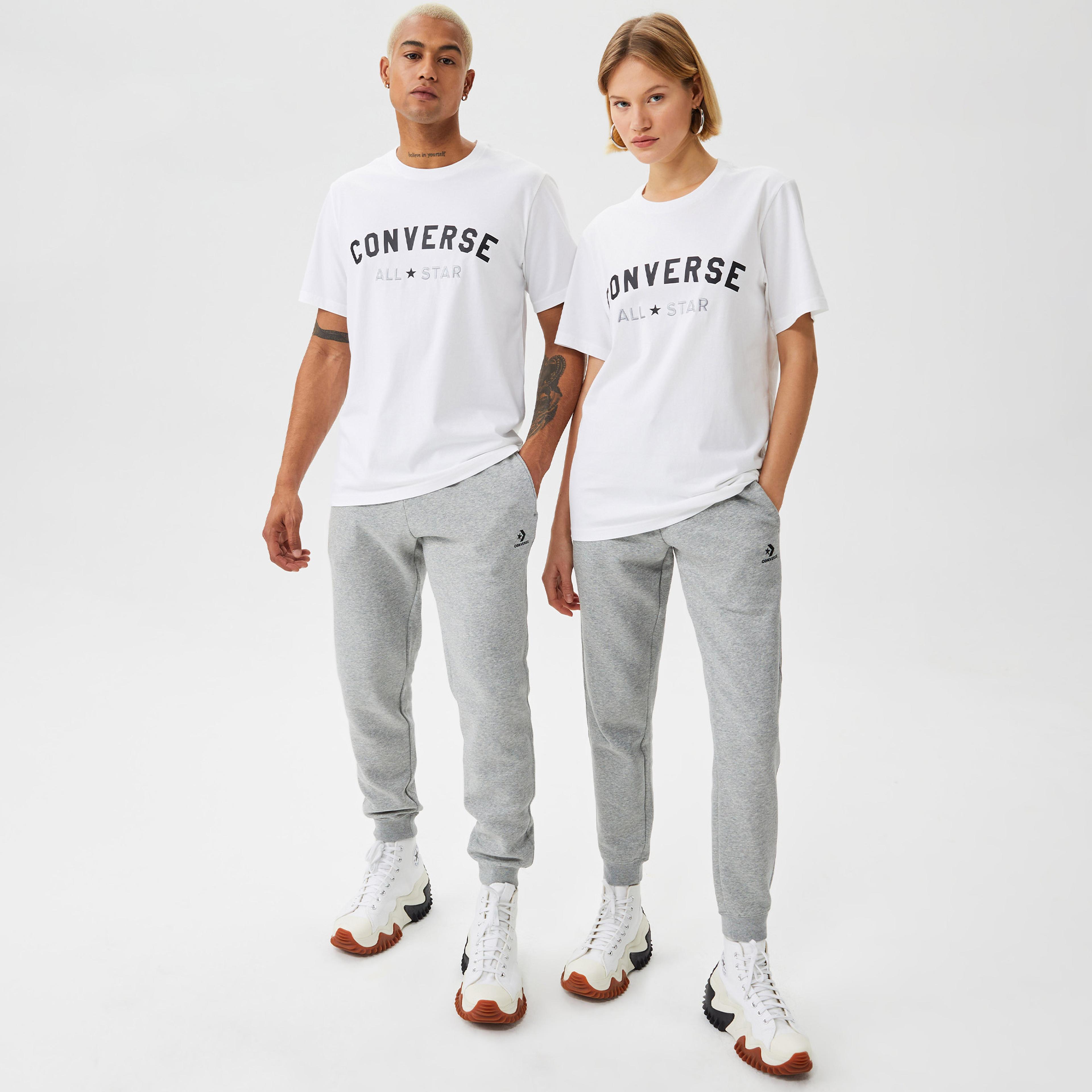 Converse Go-To All Star Logo Unisex Beyaz T-Shirt