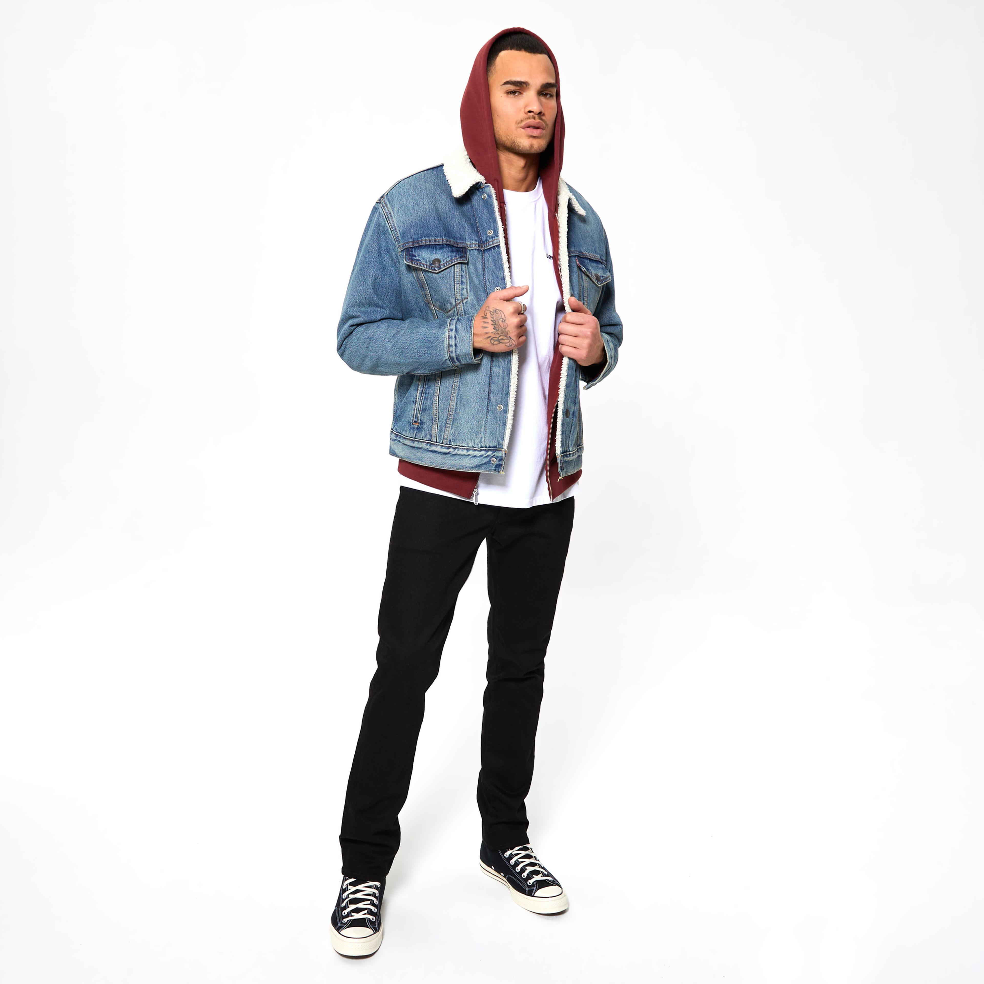 Levi's Type 3 Sherpa Trucker 2,0 Sherp Erkek Lacivert Ceket