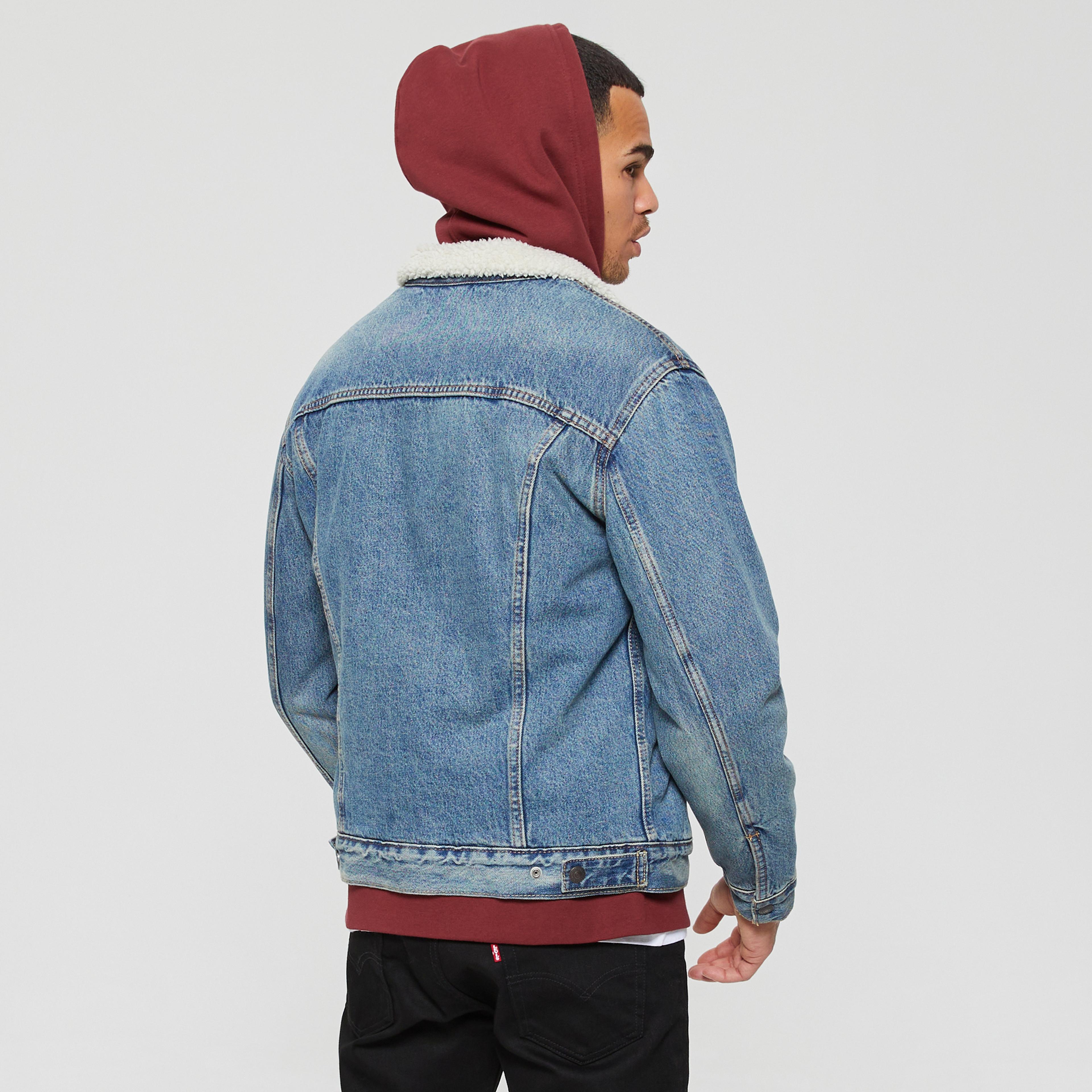Levi's Type 3 Sherpa Trucker 2,0 Sherp Erkek Lacivert Ceket