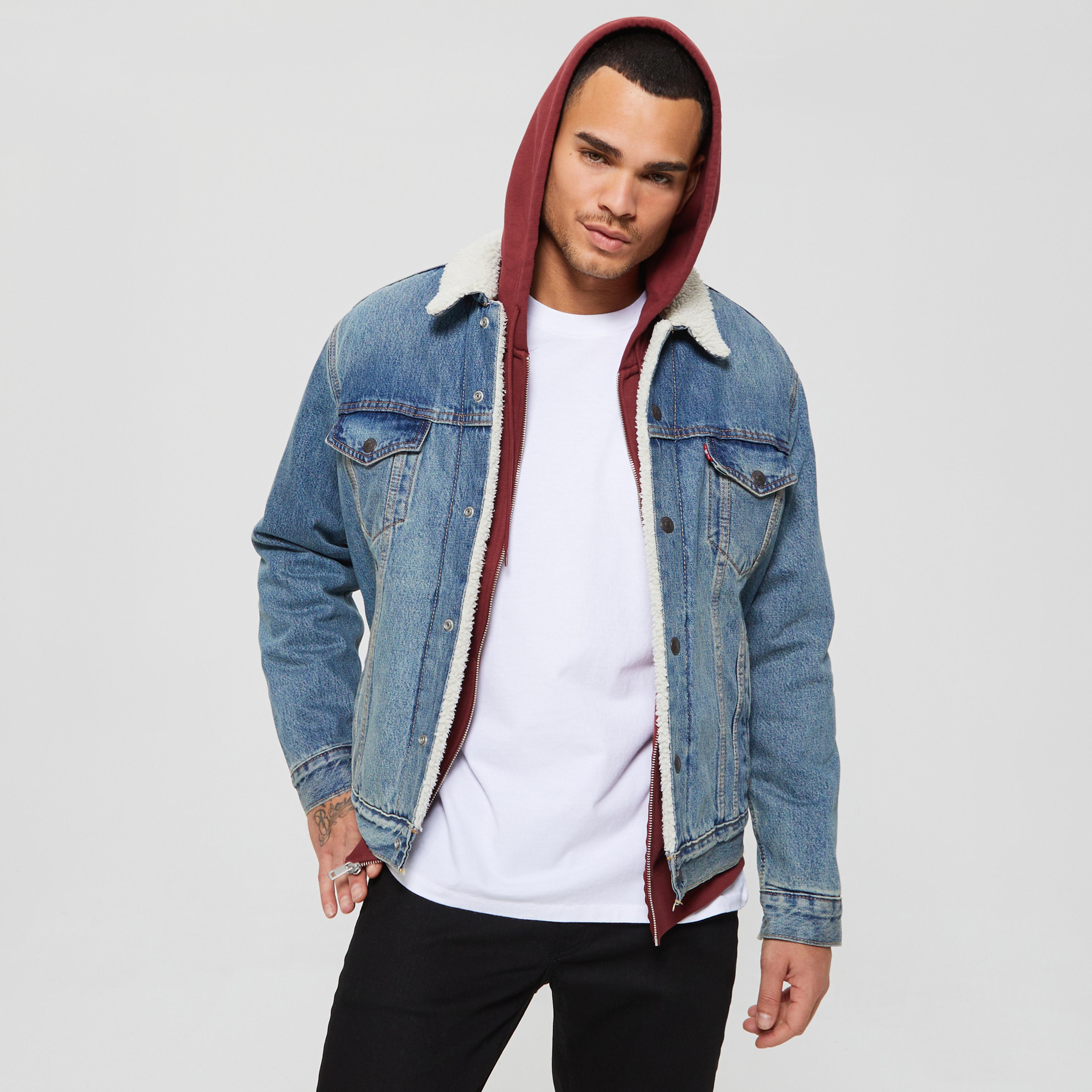 Levi's Type 3 Sherpa Trucker 2,0 Sherp Erkek Lacivert Ceket