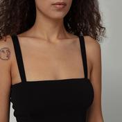 Fifty Pieces Yırtmaçlı Midi Elbise Kadın Siyah Elbise