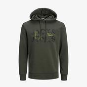 Jack & Jones Jcotech Logo Sweat Hood Erkek Siyah Sweatshirt