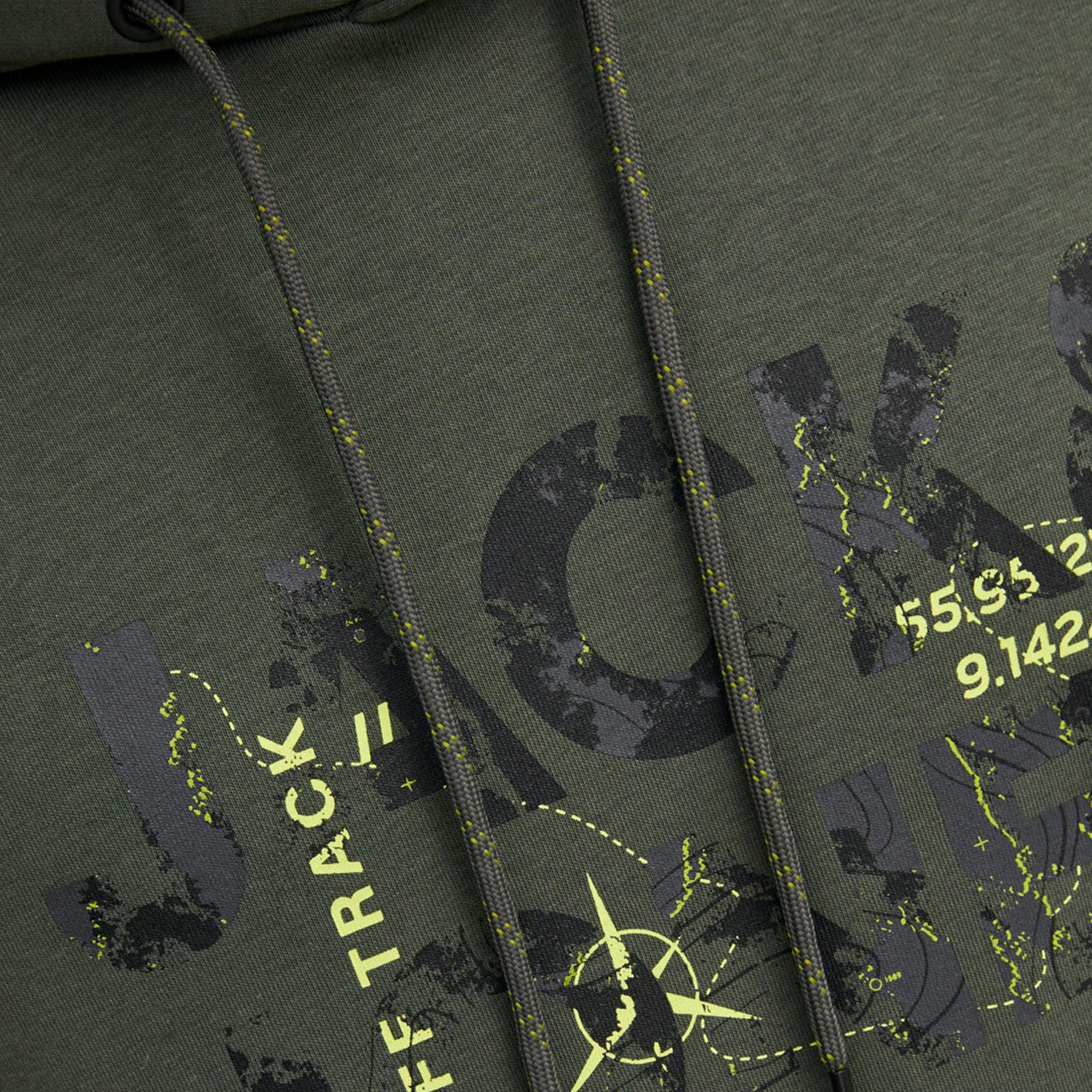 Jack & Jones Jcotech Logo Sweat Hood Erkek Siyah Sweatshirt