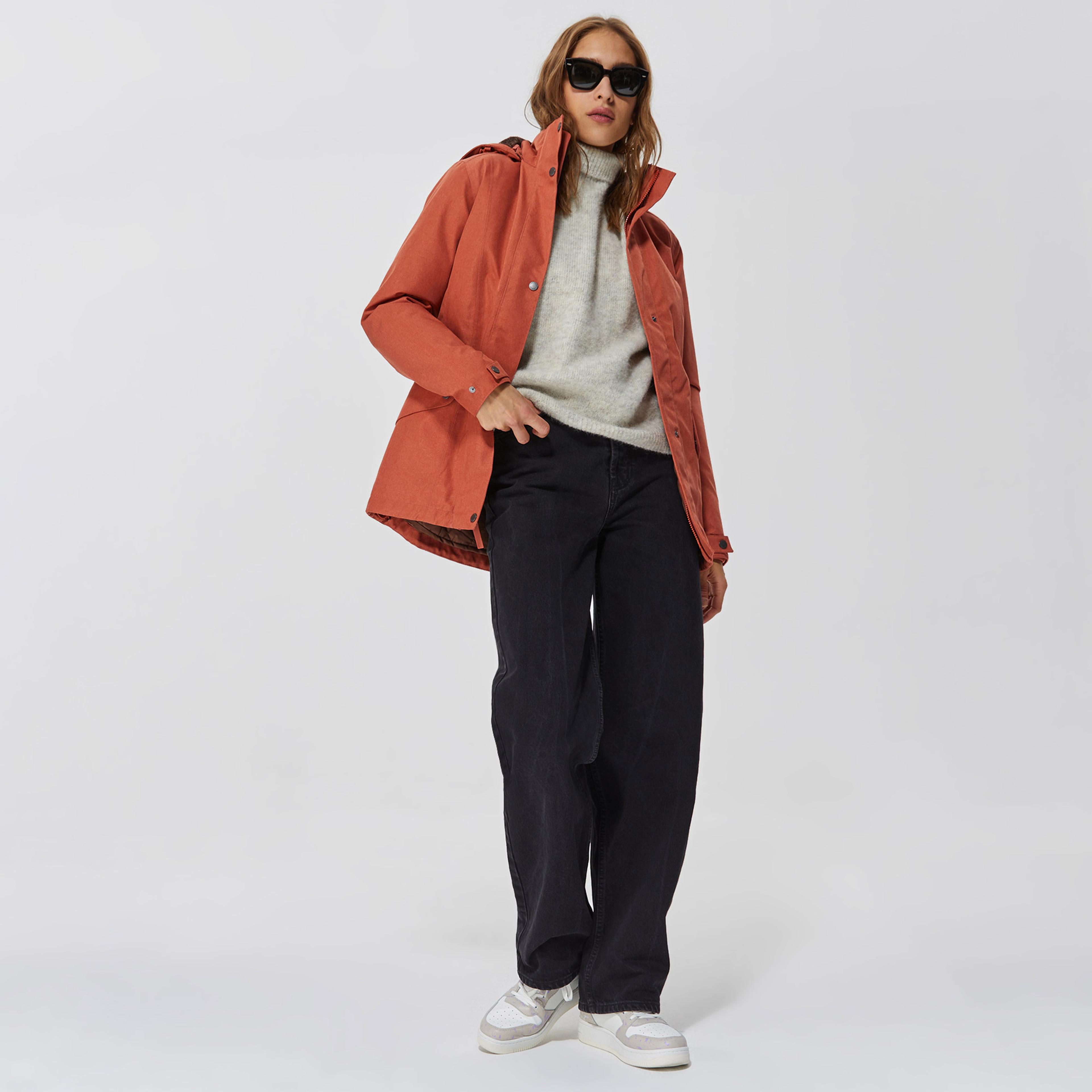Jack Wolfskin Park Avenue Kadın Turuncu Ceket