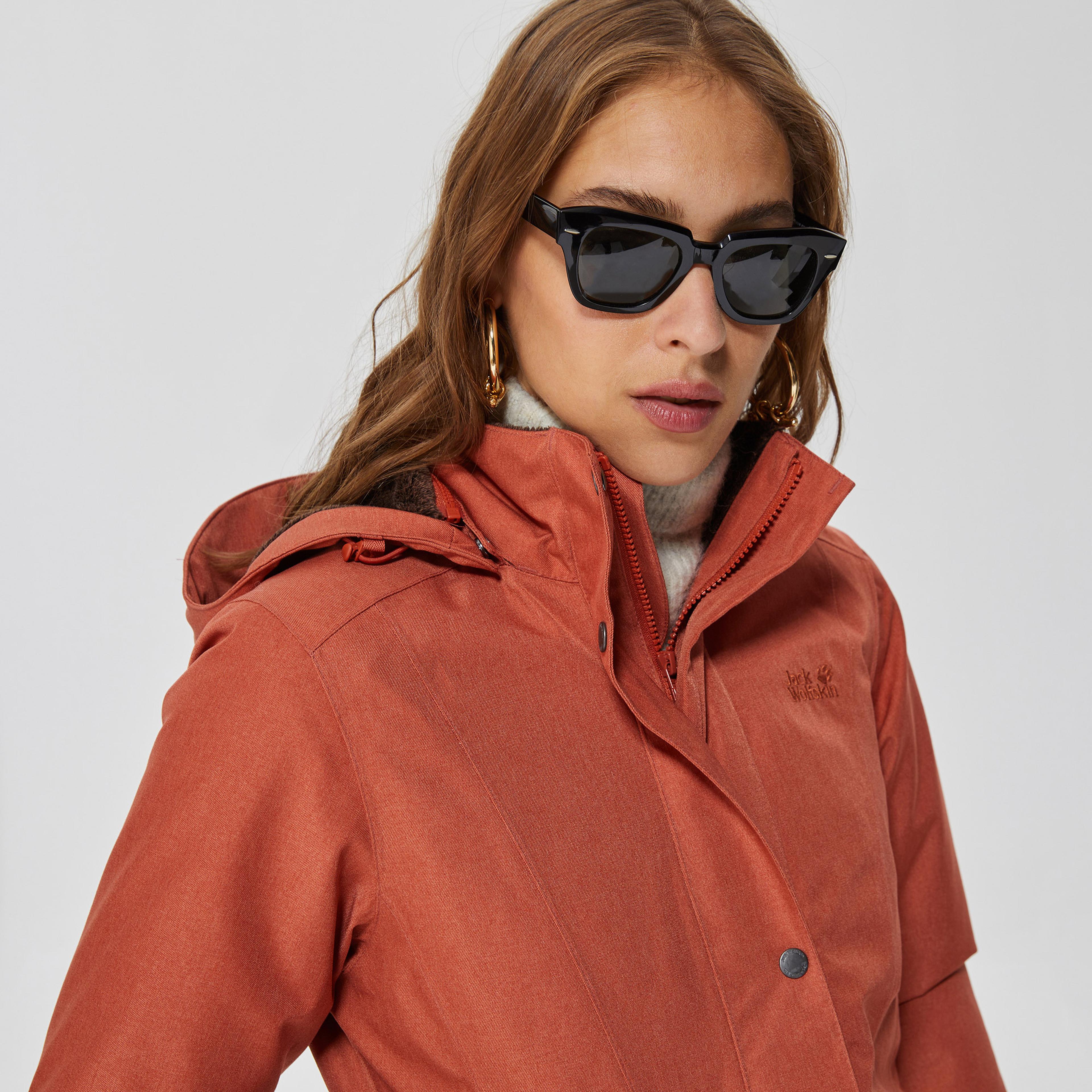 Jack Wolfskin Park Avenue Kadın Turuncu Ceket
