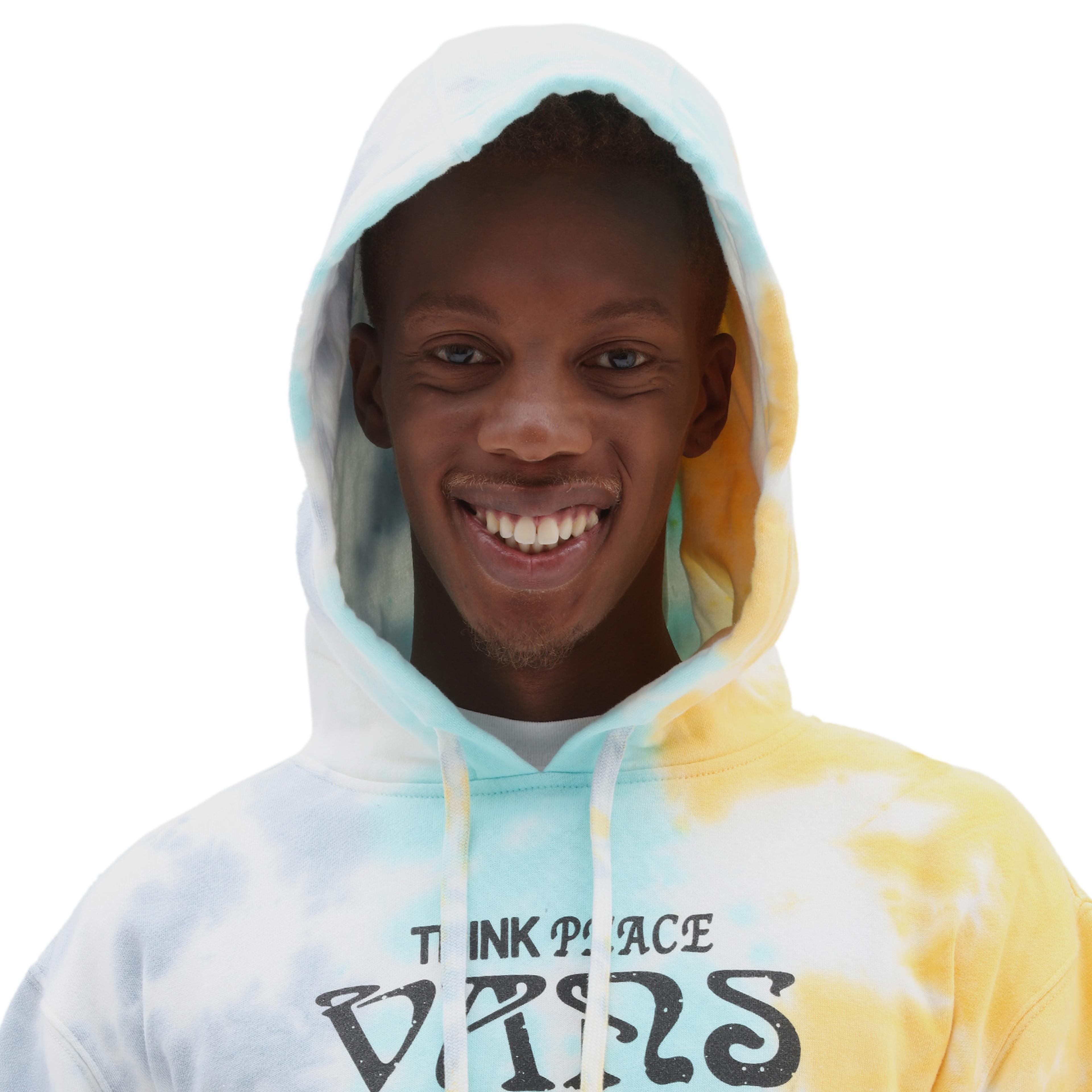 Vans Happy Thoughts Tie Dye Erkek Renkli Hoodie Sweatshirt