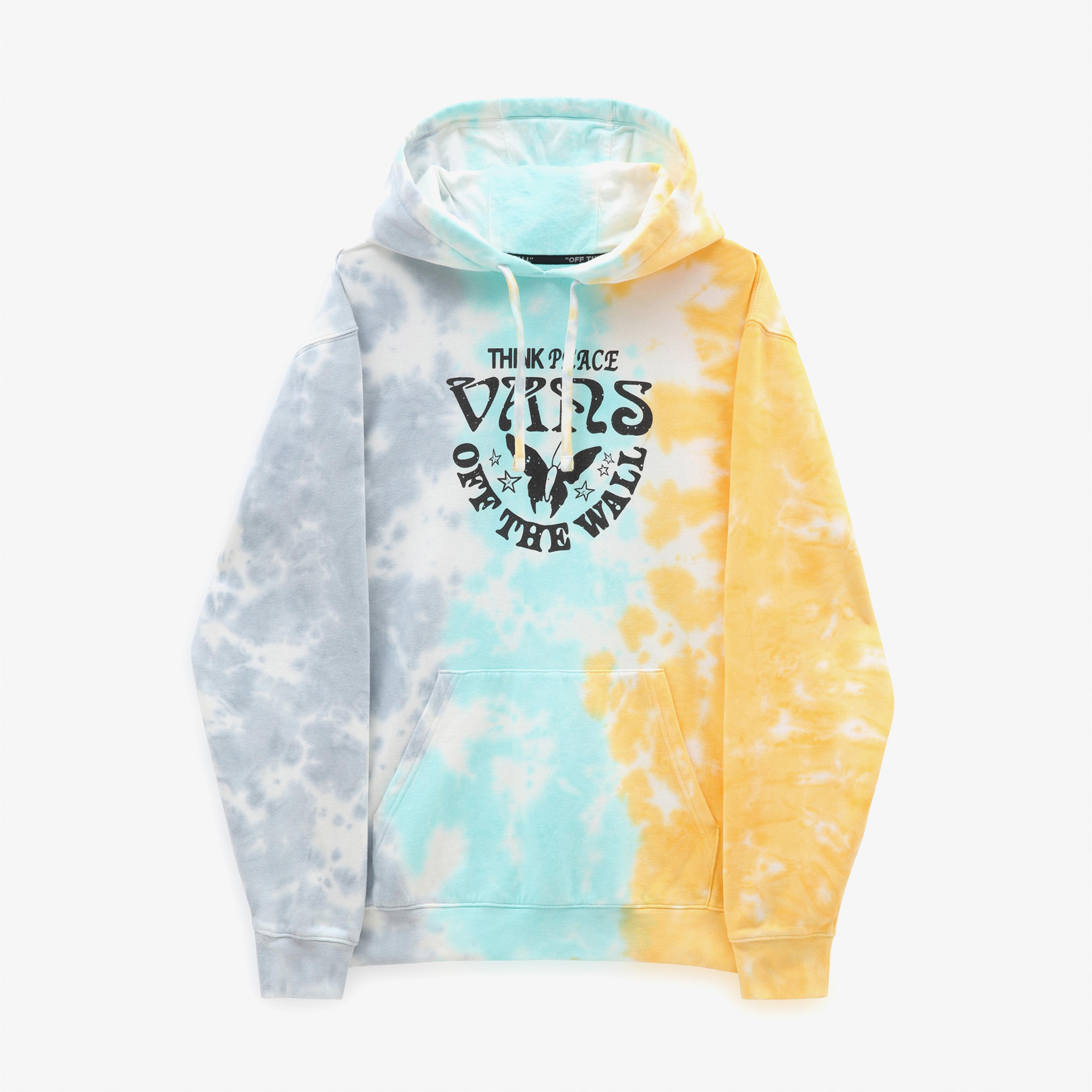 Vans Happy Thoughts Tie Dye Erkek Renkli Hoodie Sweatshirt