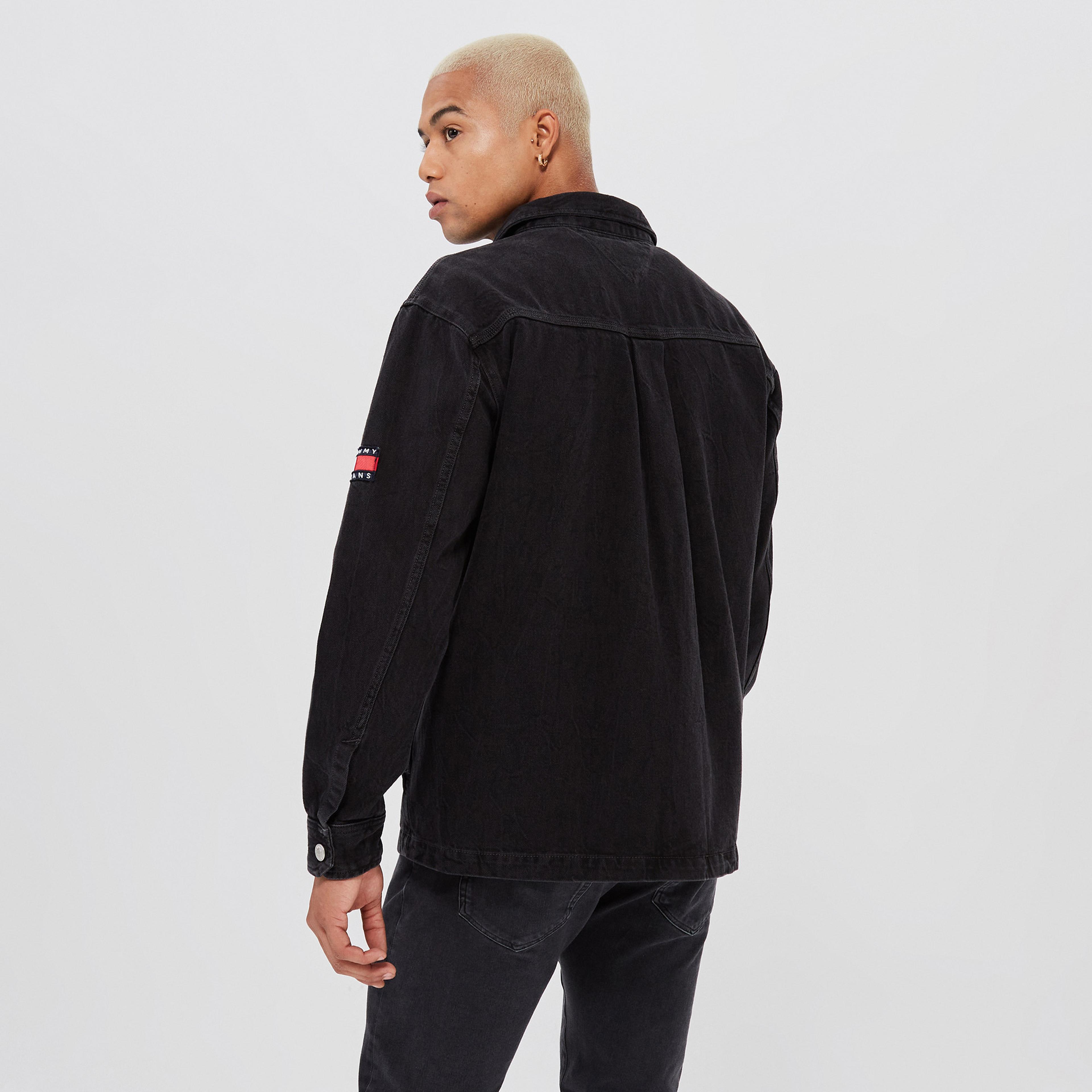 Tommy Hilfiger Utility Erkek Siyah Ceket