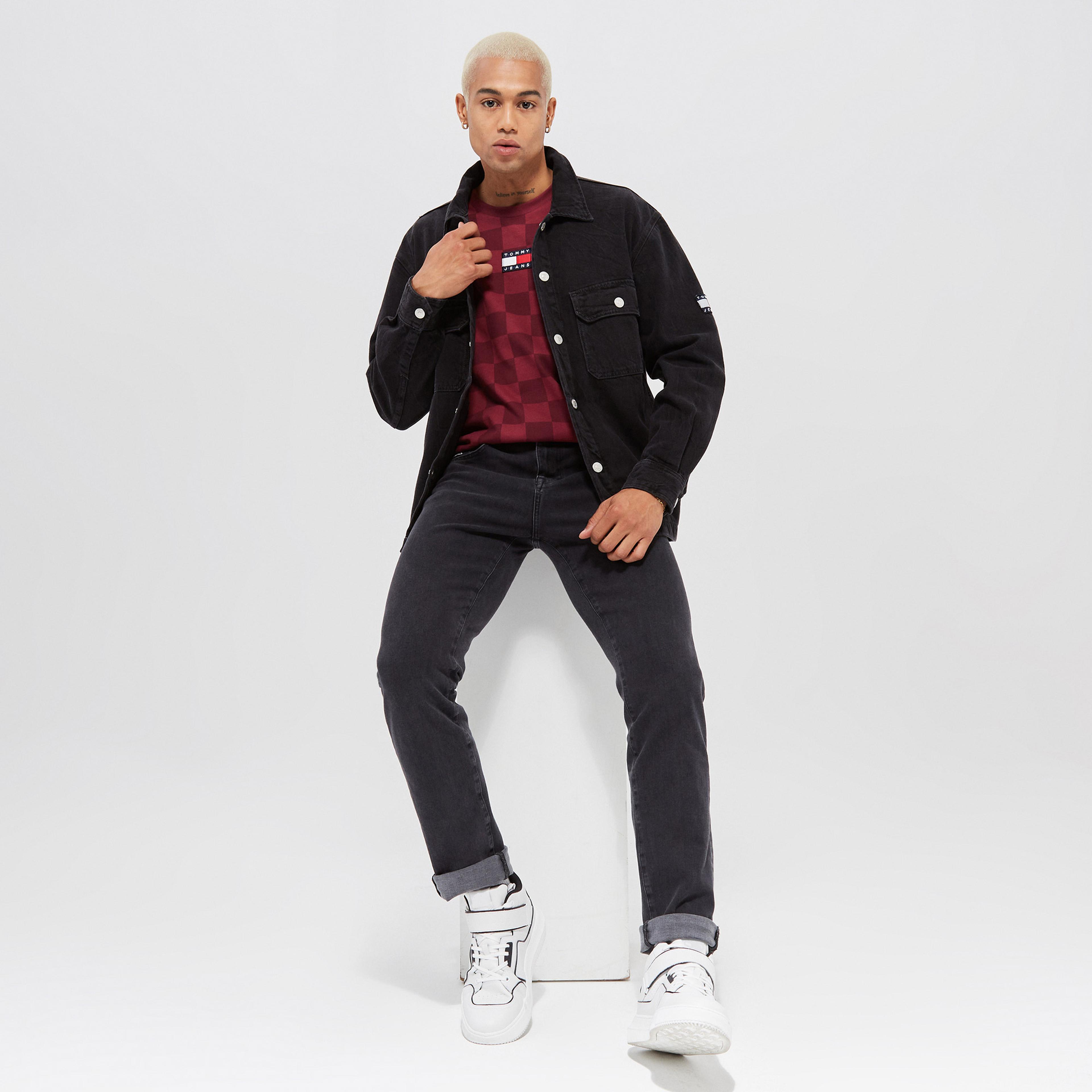 Tommy Hilfiger Utility Erkek Siyah Ceket