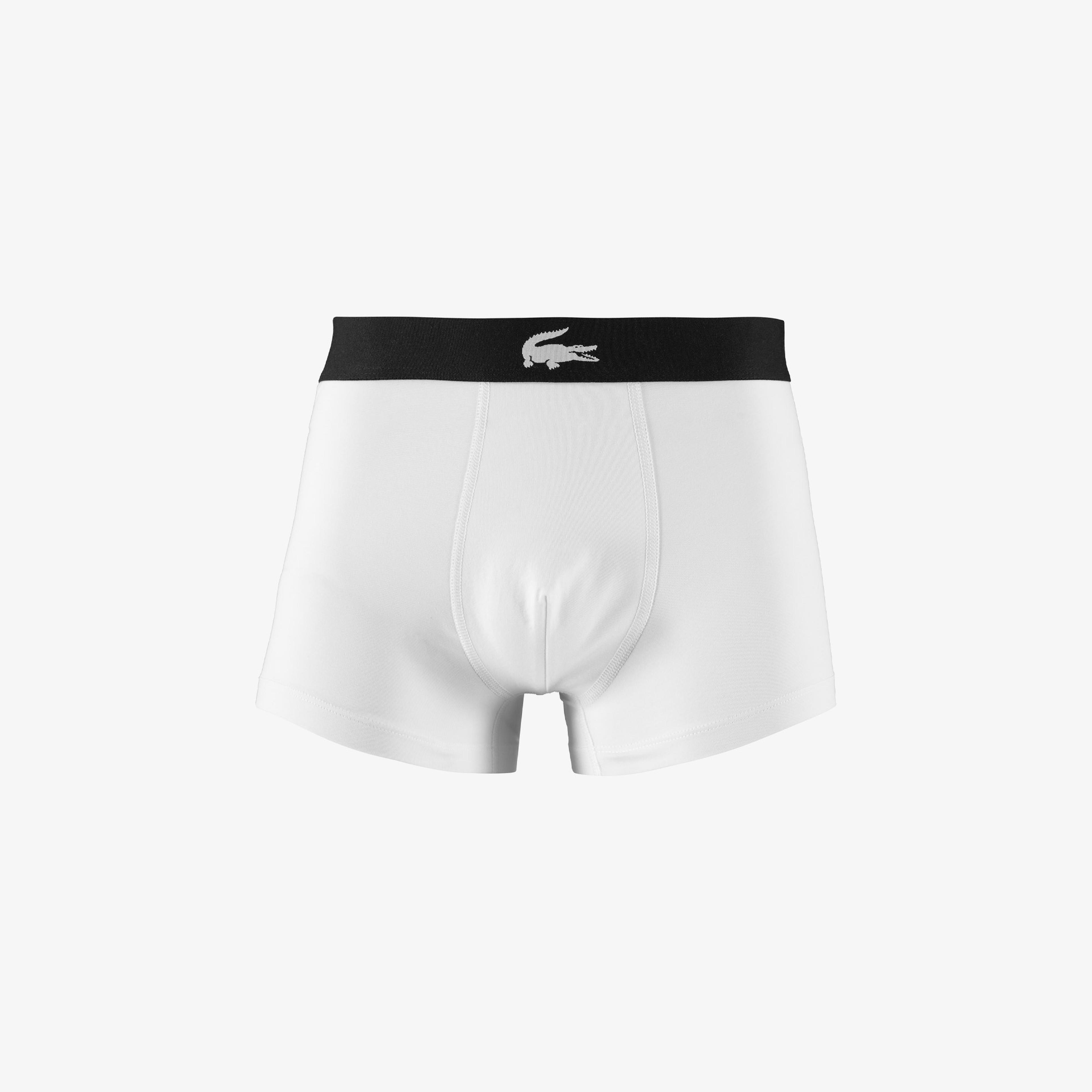 Lacoste Erkek Desenli 3'lü Renkli Boxer