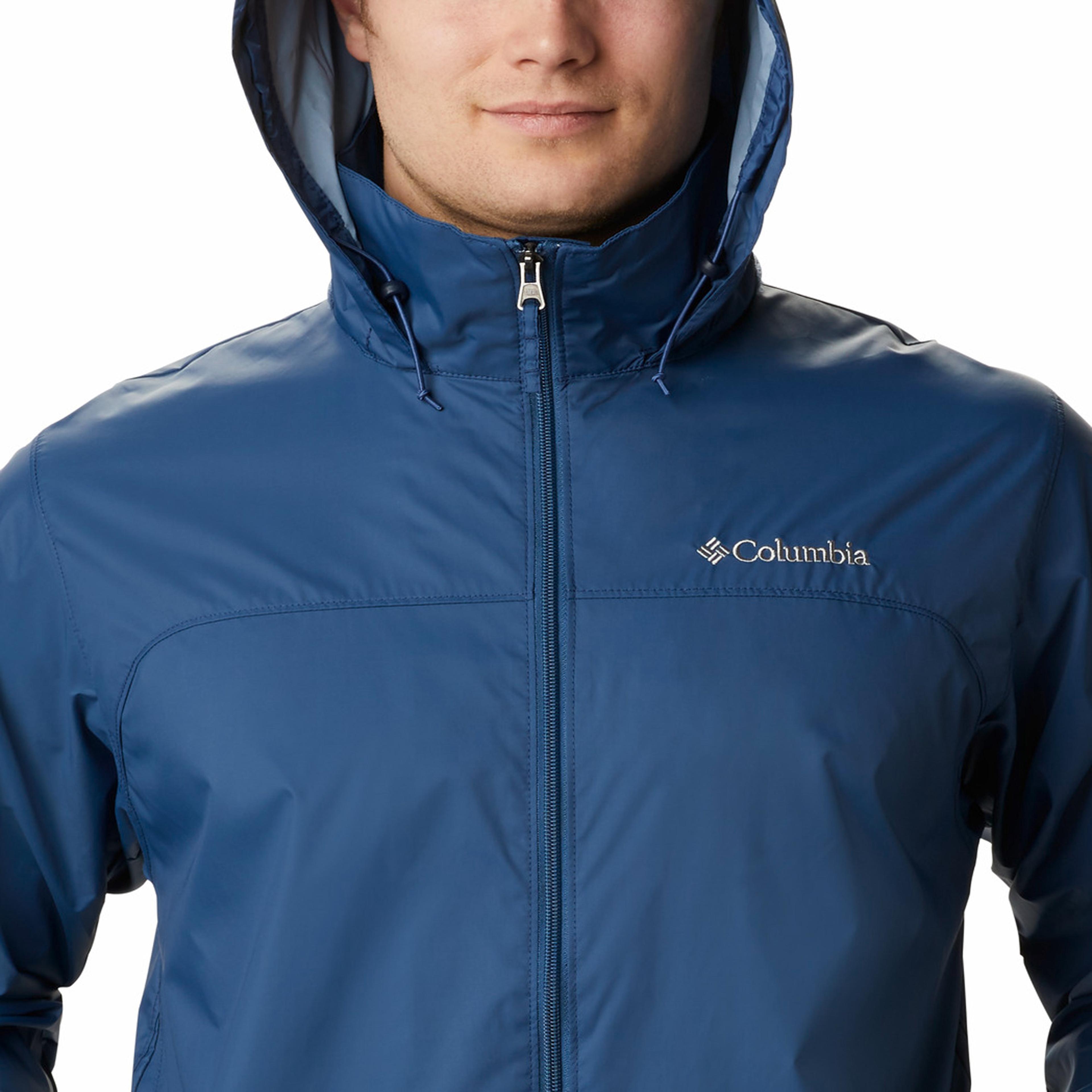 Columbia Glennaker Lake Rain Erkek Mavi Yağmurluk