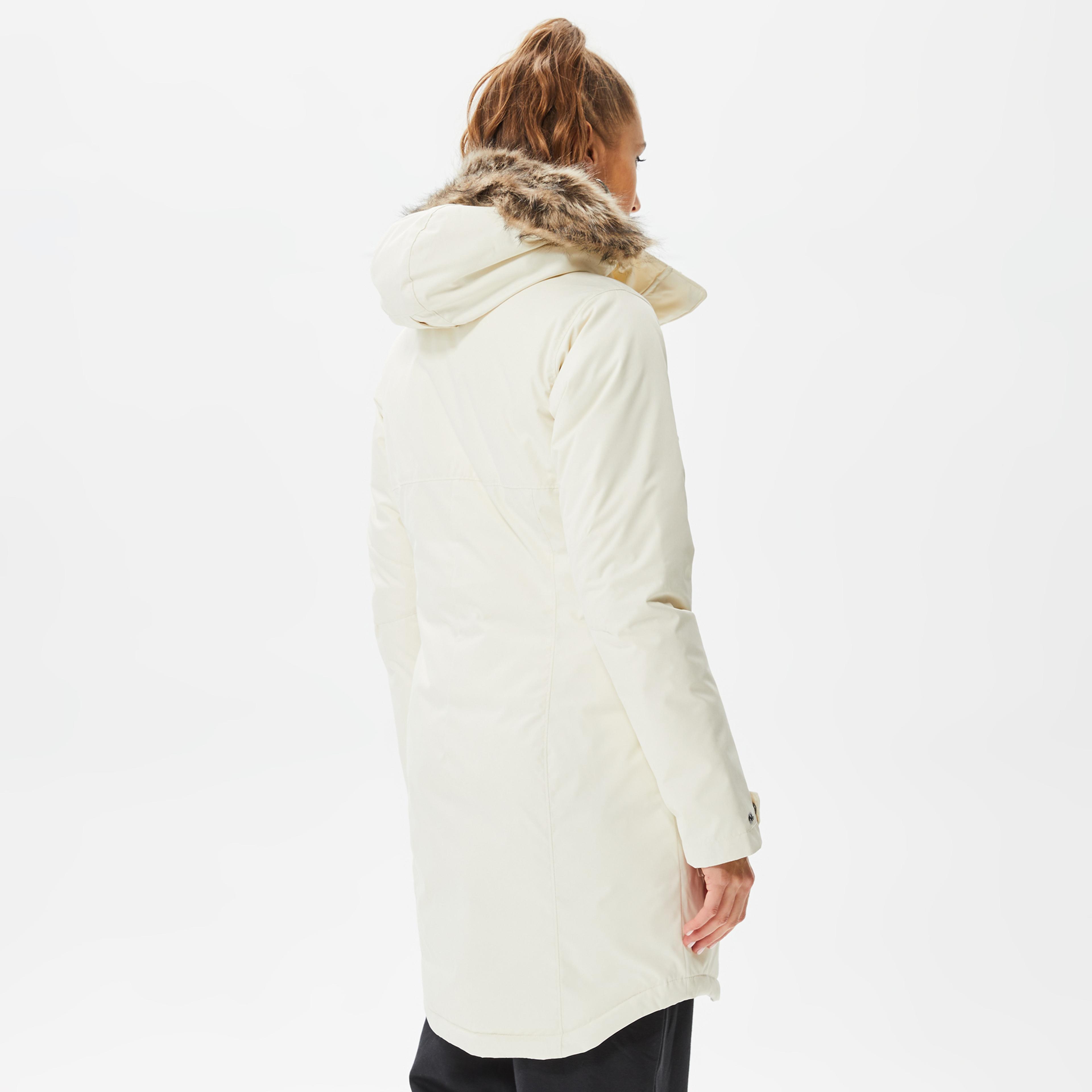Columbia Suttle Mountain Long Insulated Kadın Beyaz Mont