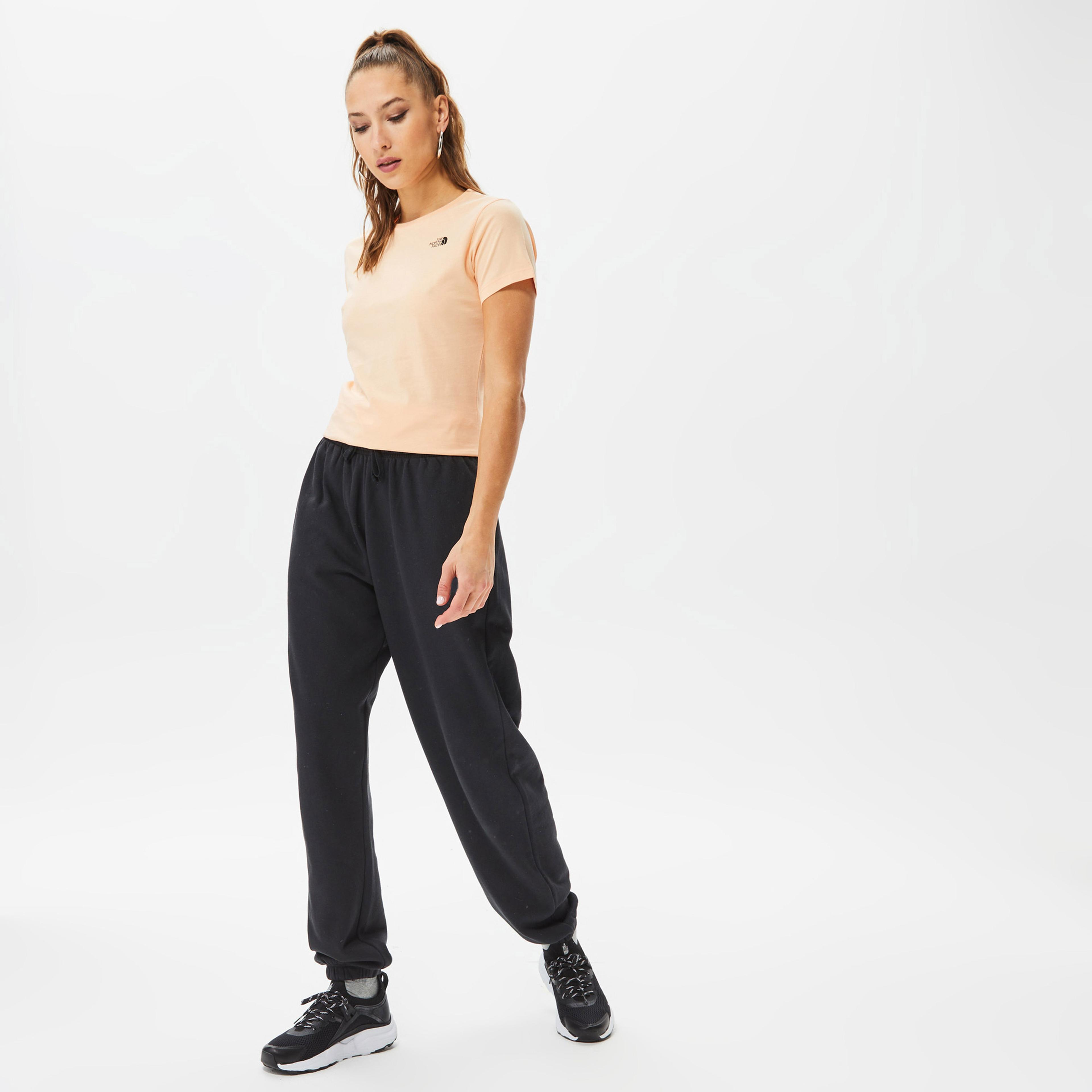 The North Face Simple Dome Kadın Krem Rengi Tshirt