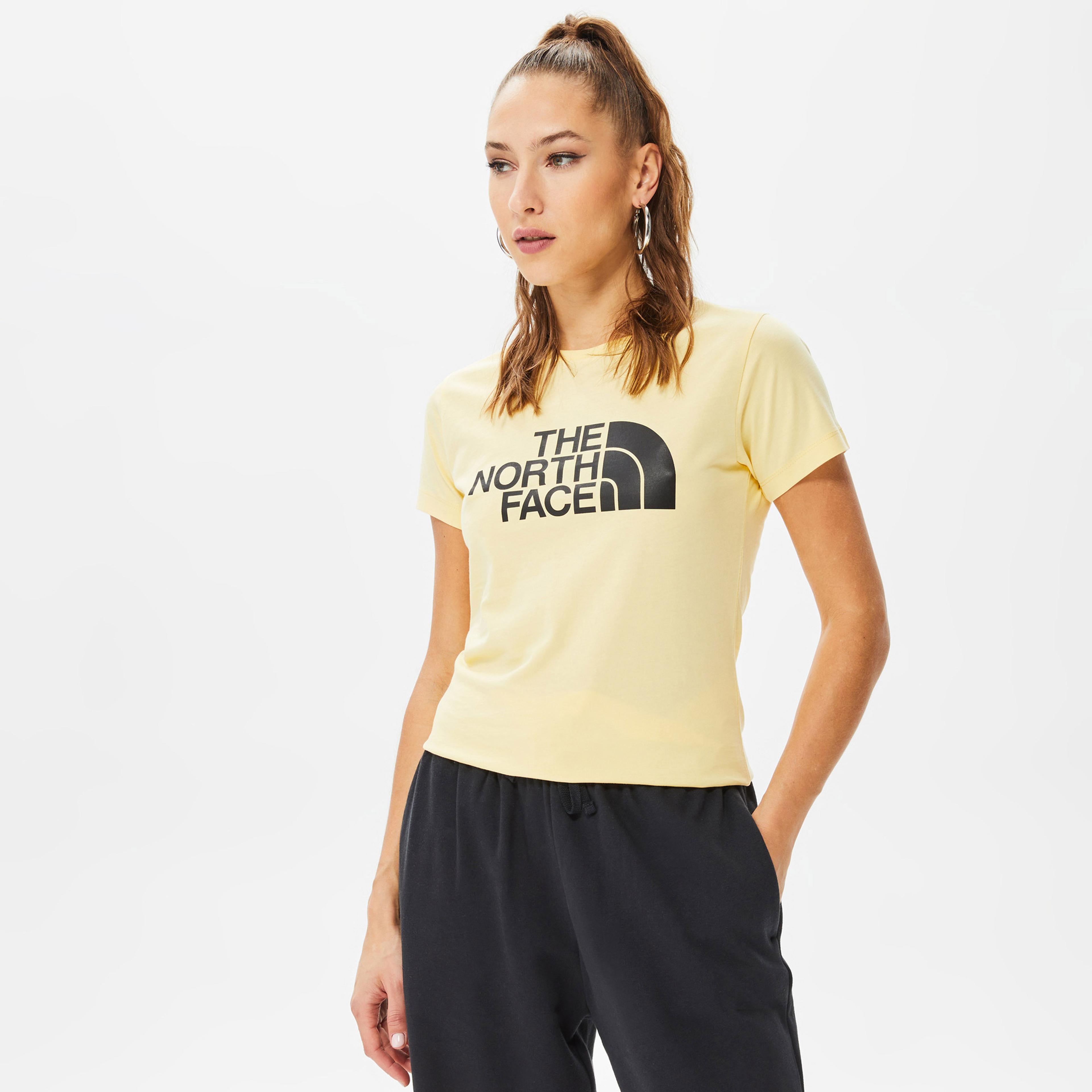 The North Face Easy Kadın Sarı Tshirt