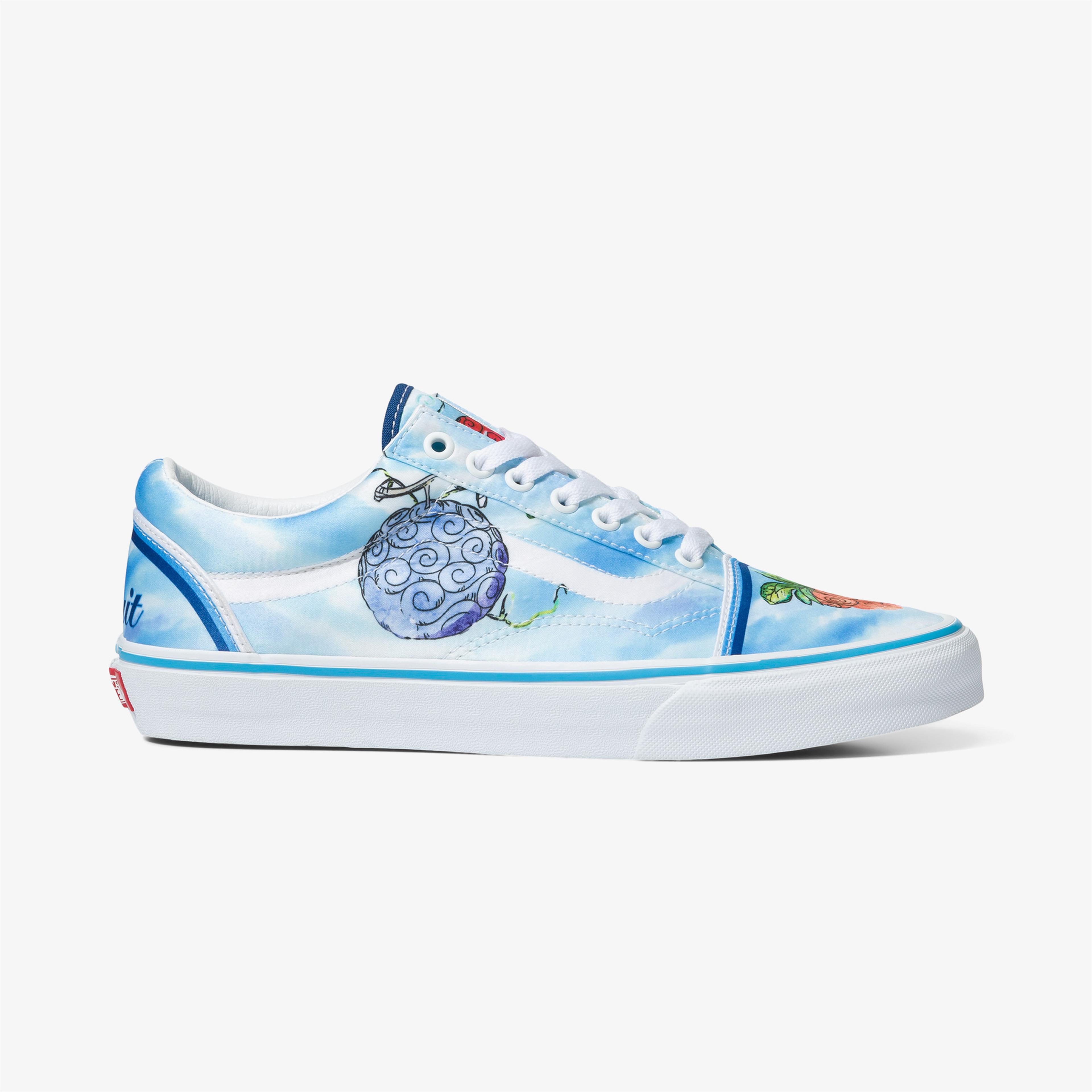 Vans X One Piece Old Skool Kadın Mavi Spor Ayakkabı
