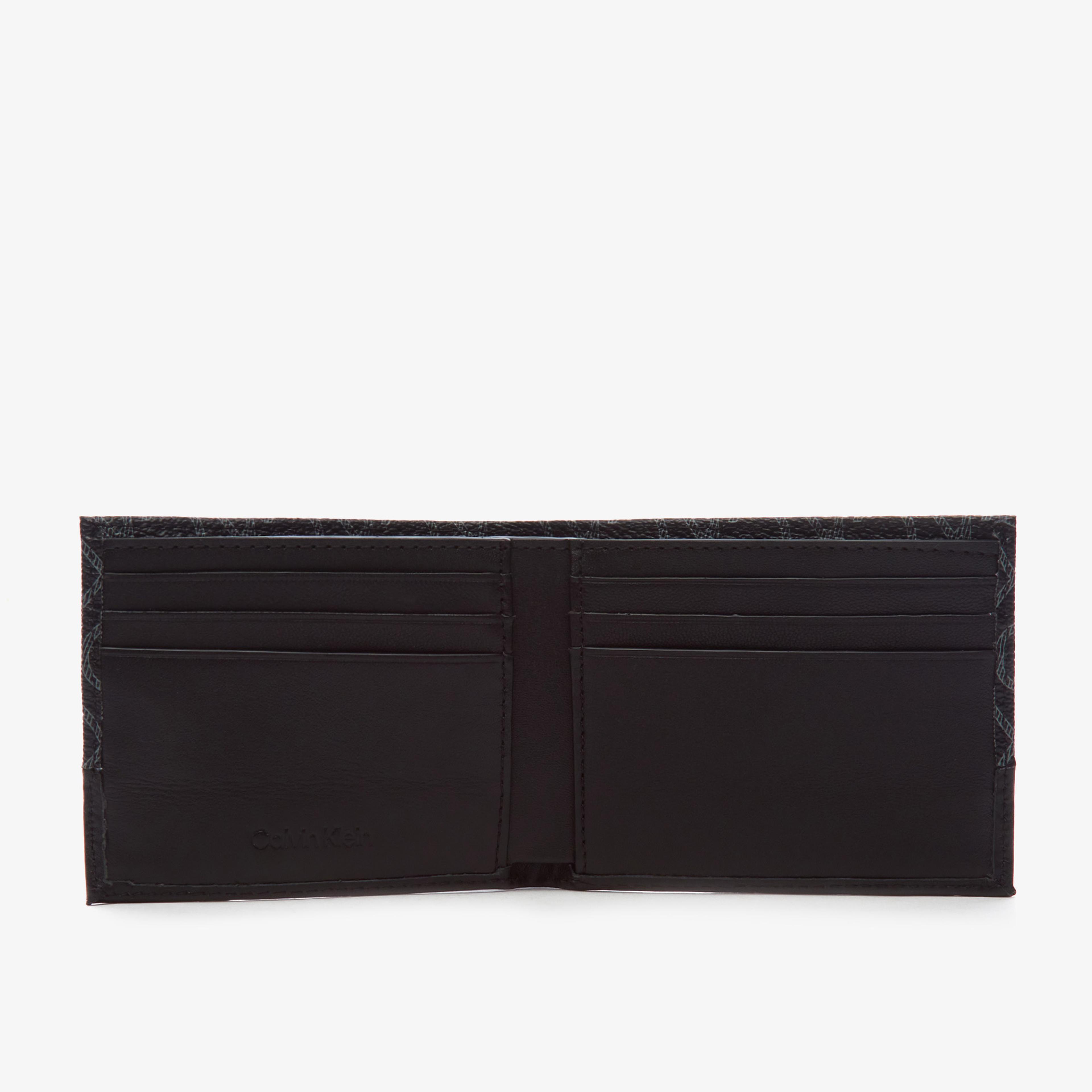 Calvin Klein Subtle Mono Bifold Erkek Siyah Cüzdan