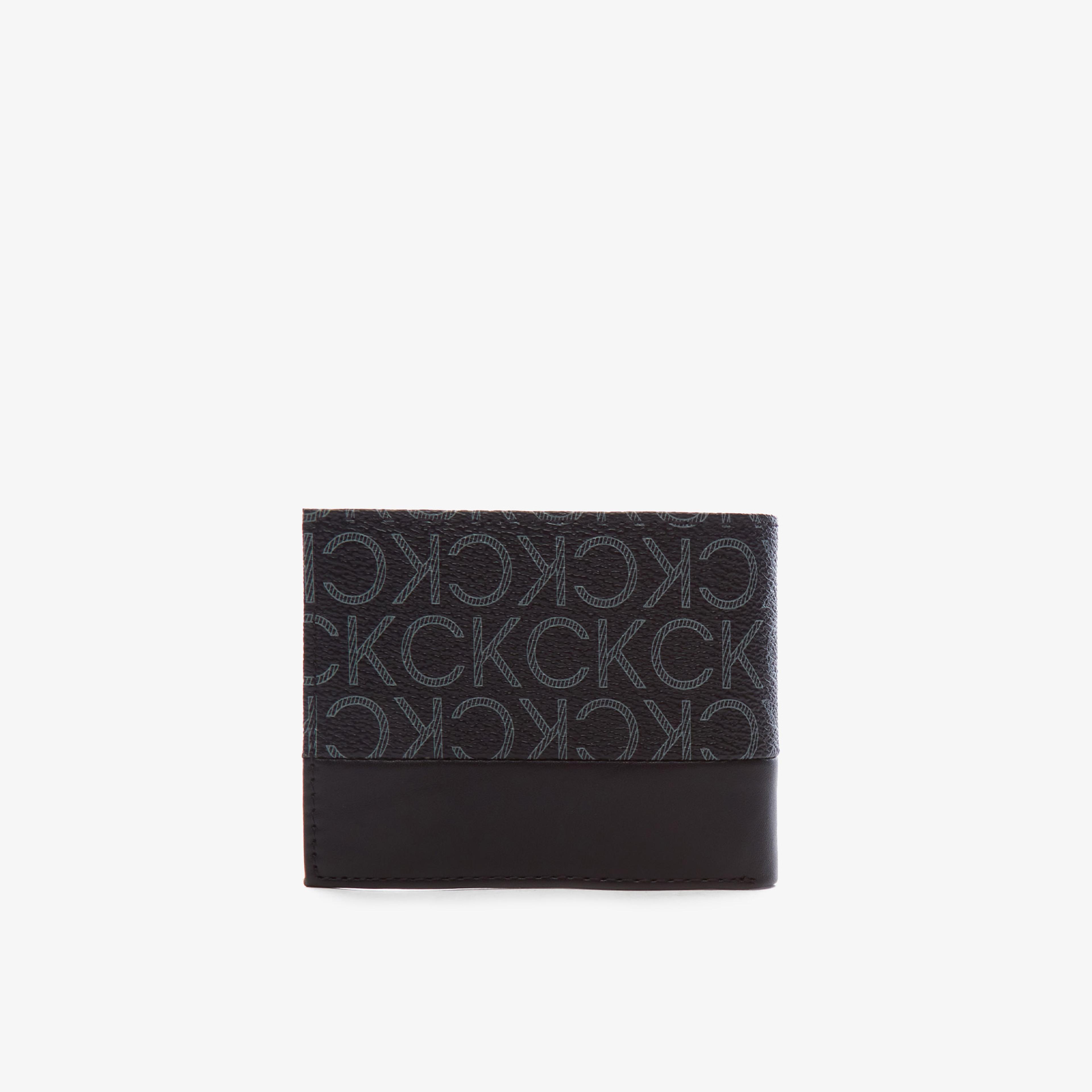 Calvin Klein Subtle Mono Bifold Erkek Siyah Cüzdan