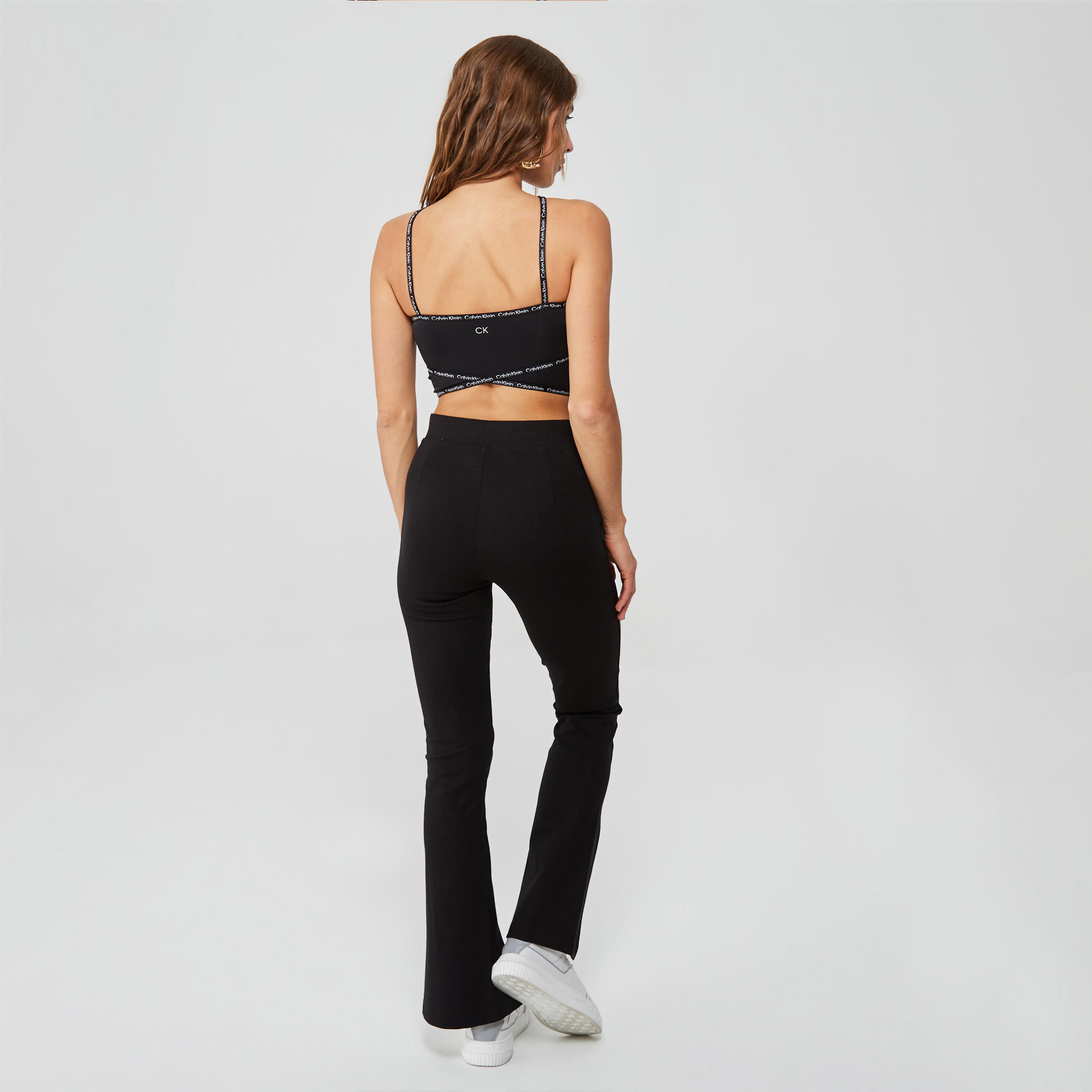 Calvin Klein Tank Top Kadın Siyah Kolsuz T-Shirt