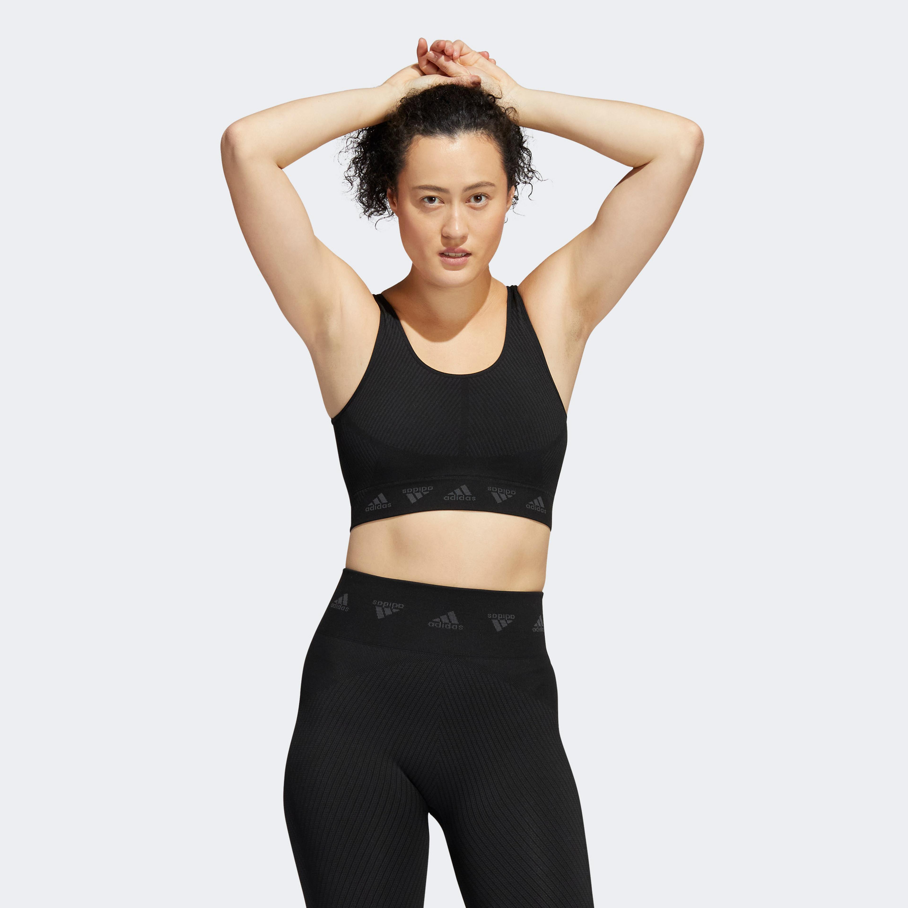 adidas Aeroknit Running Kadın Siyah Bra