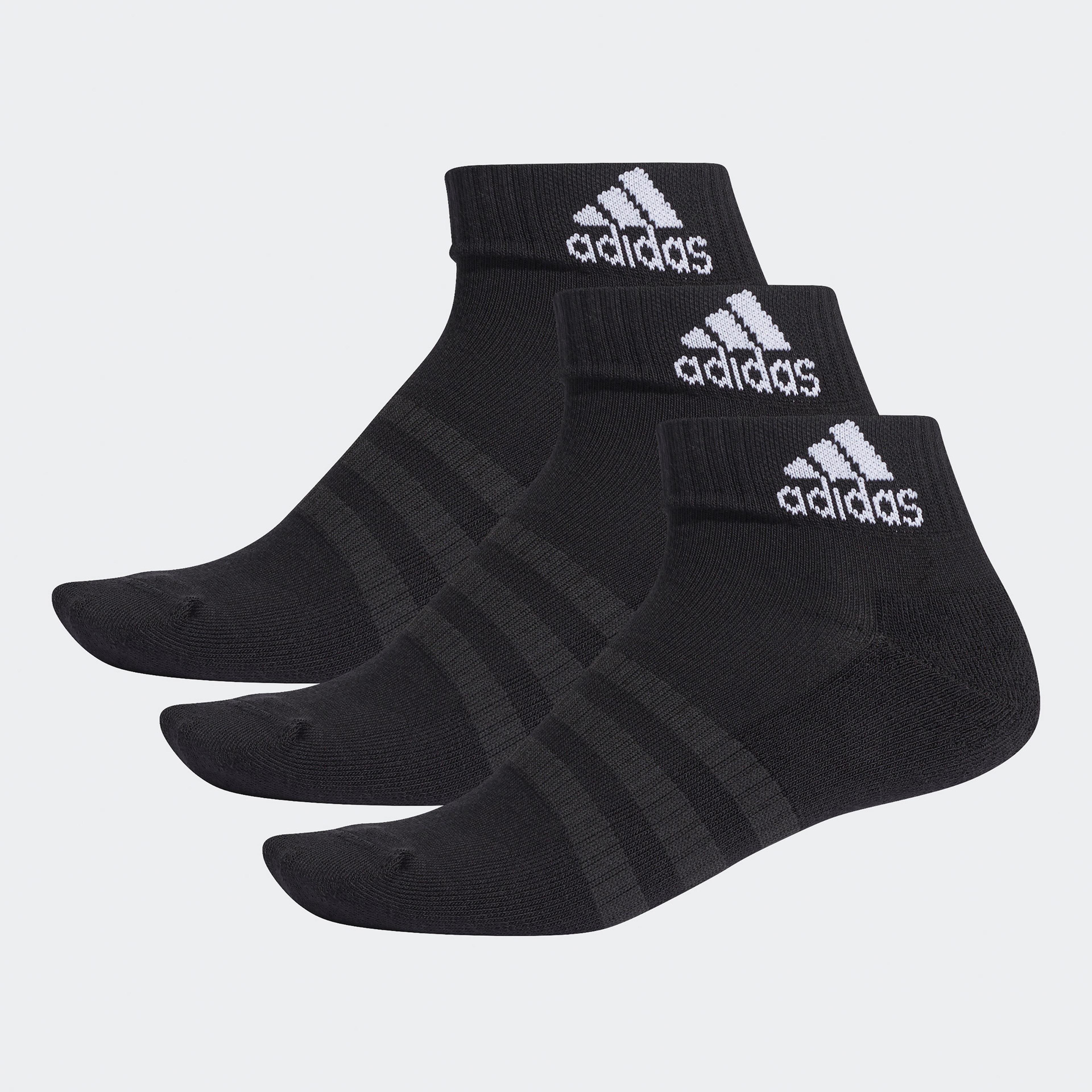 adidas Cush Ankle 3'lü Unisex Siyah Çorap