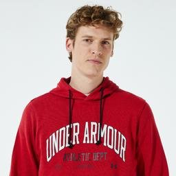 Under Armour Rival Terry Athletic Department Erkek Kırmızı Sweatshirt