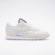 Reebok Classic Leather Unisex Mor/Krem Rengi Spor Ayakkabı
