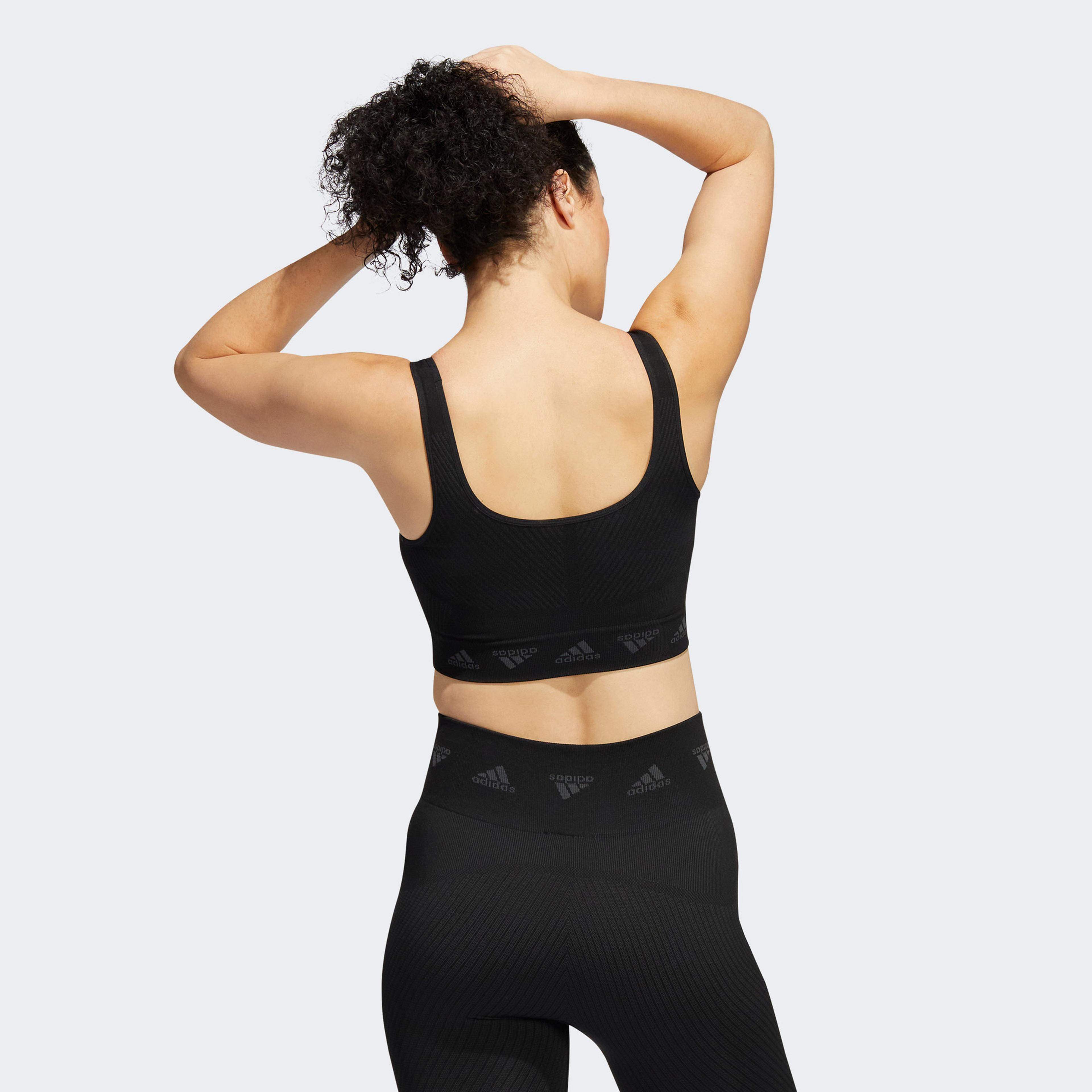 adidas Aeroknit Running Kadın Siyah Bra