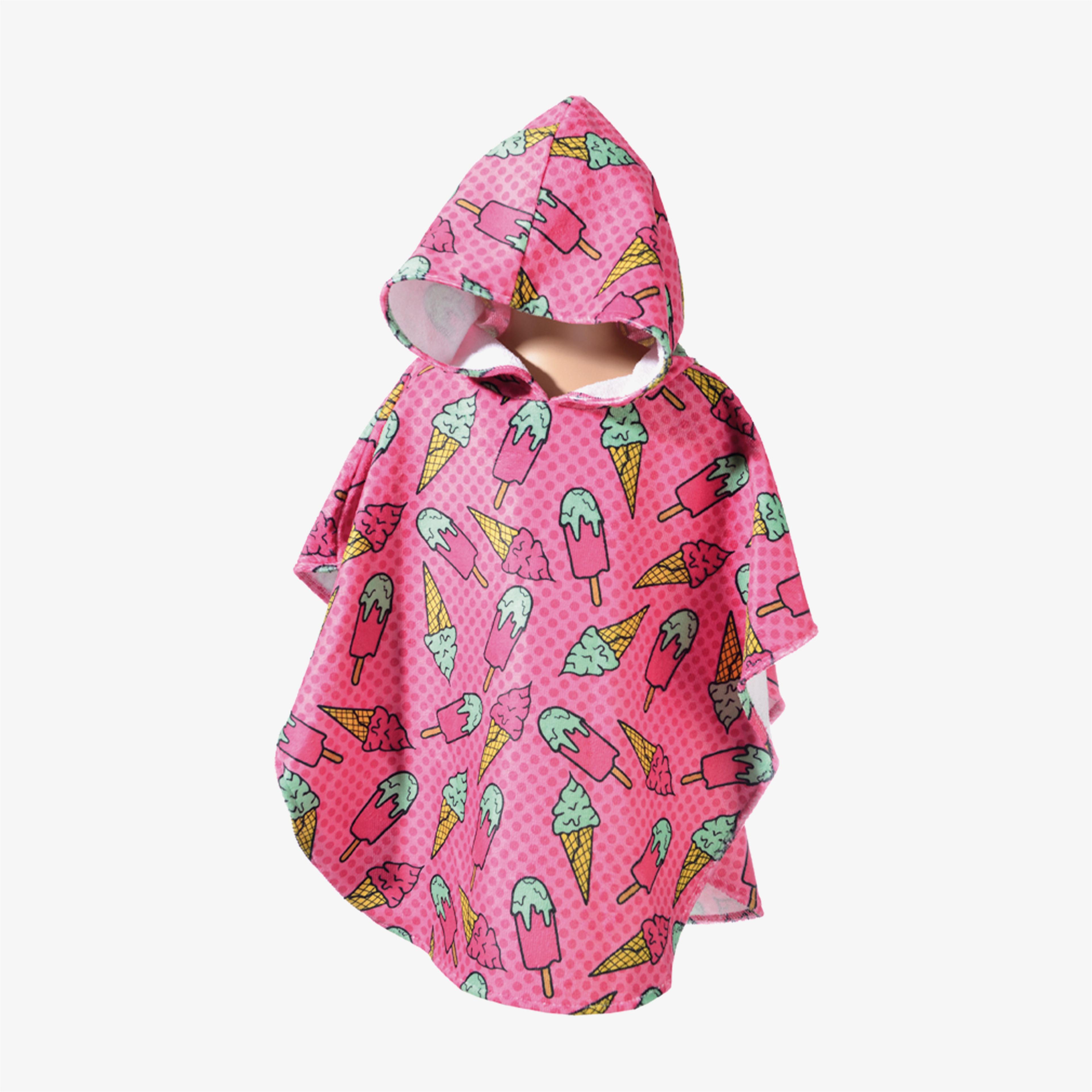 Slipstop Ice Cream Çocuk Pembe Panço Havlu