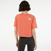 The North Face Easy Kadın Turuncu Crop T-Shirt