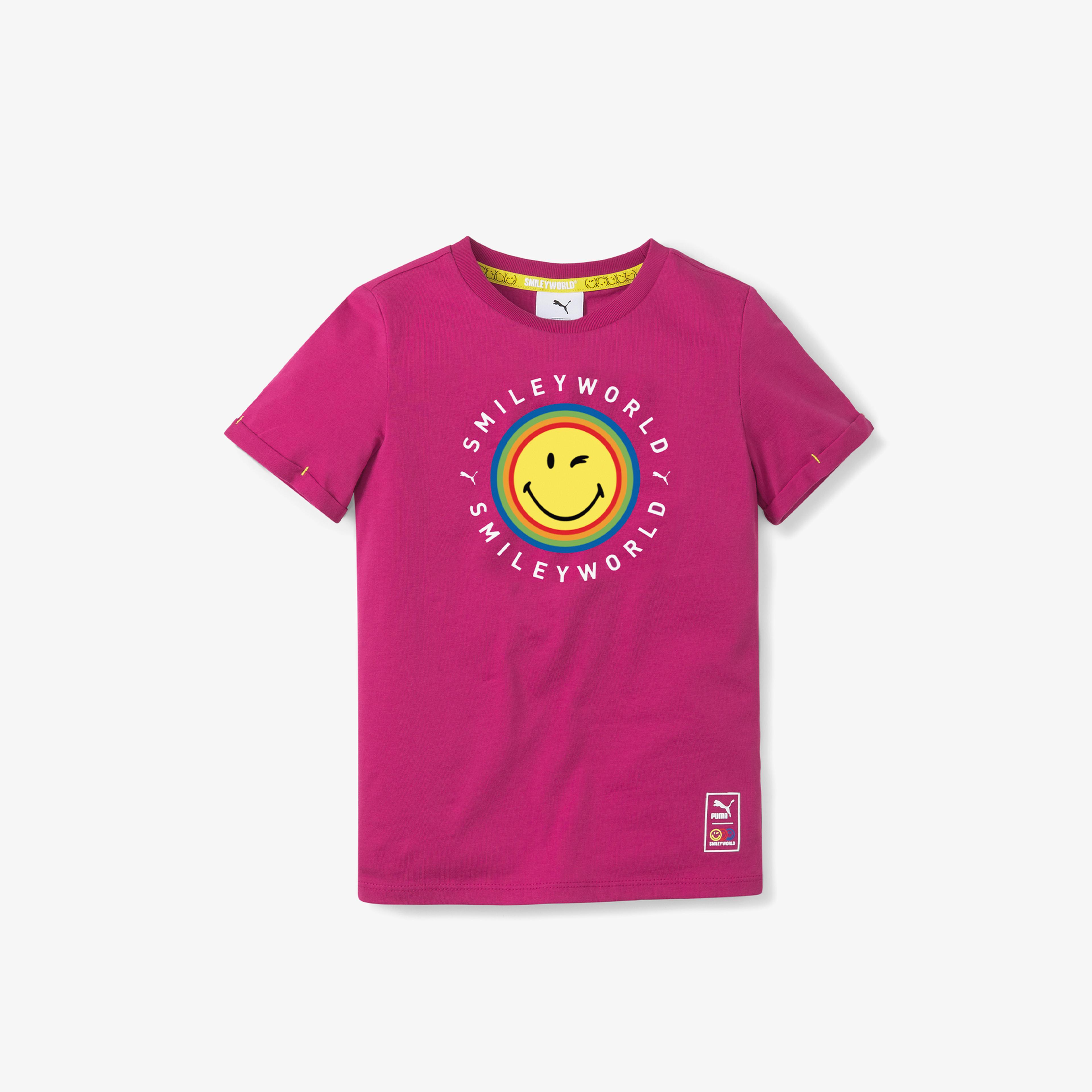 Puma x SW Çocuk Pembe T-Shirt