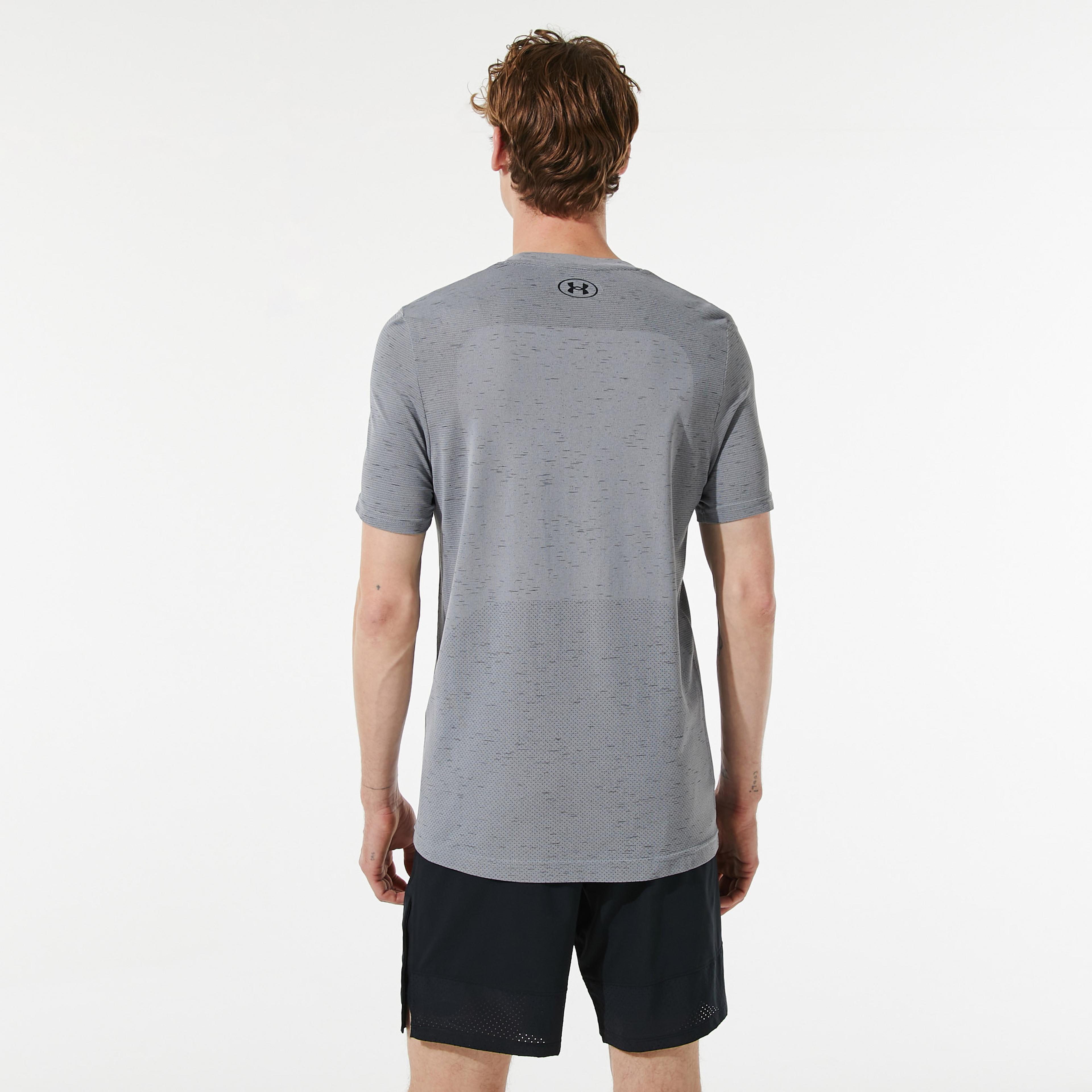 Under Armour Seamless Gri Erkek T-Shirt