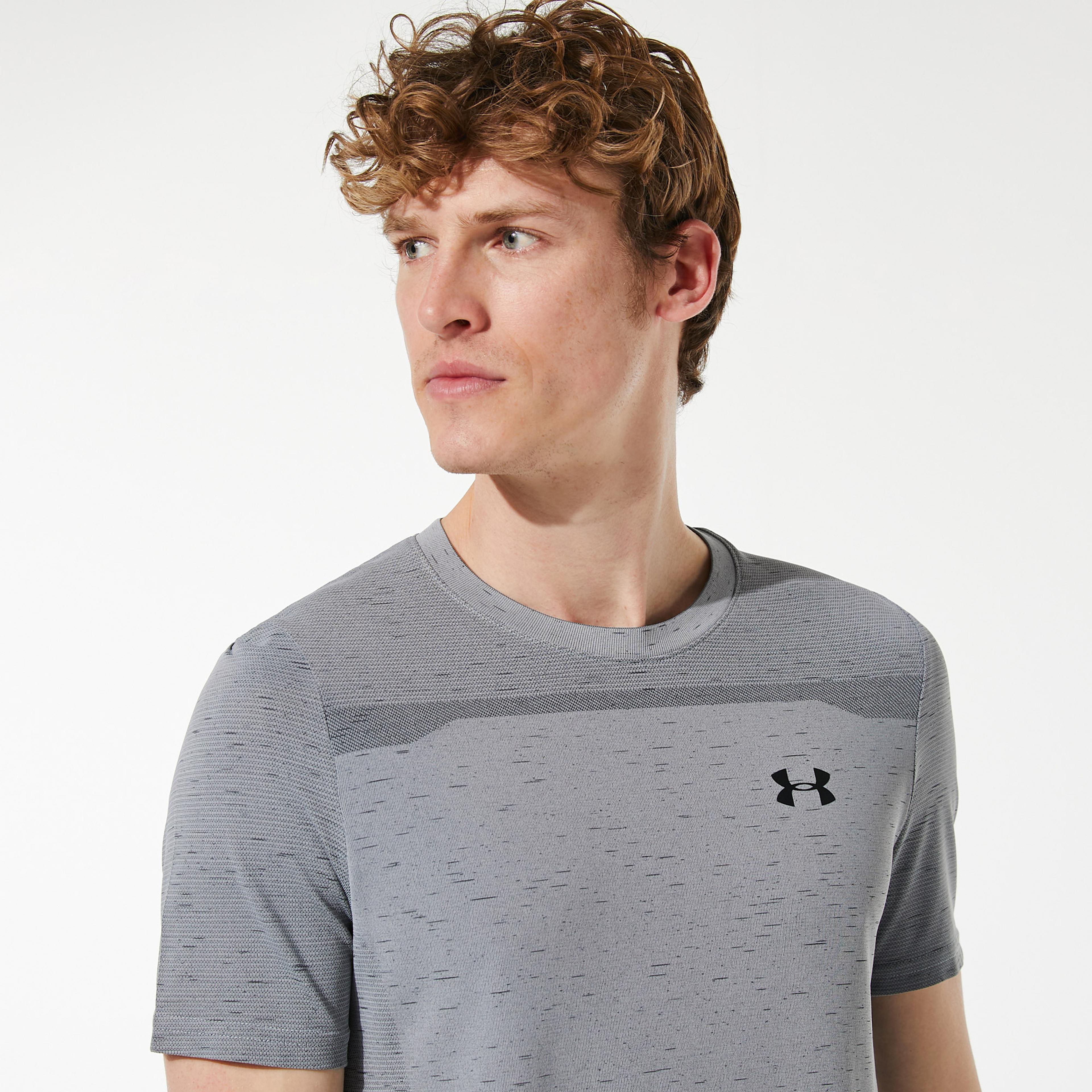 Under Armour Seamless Gri Erkek T-Shirt