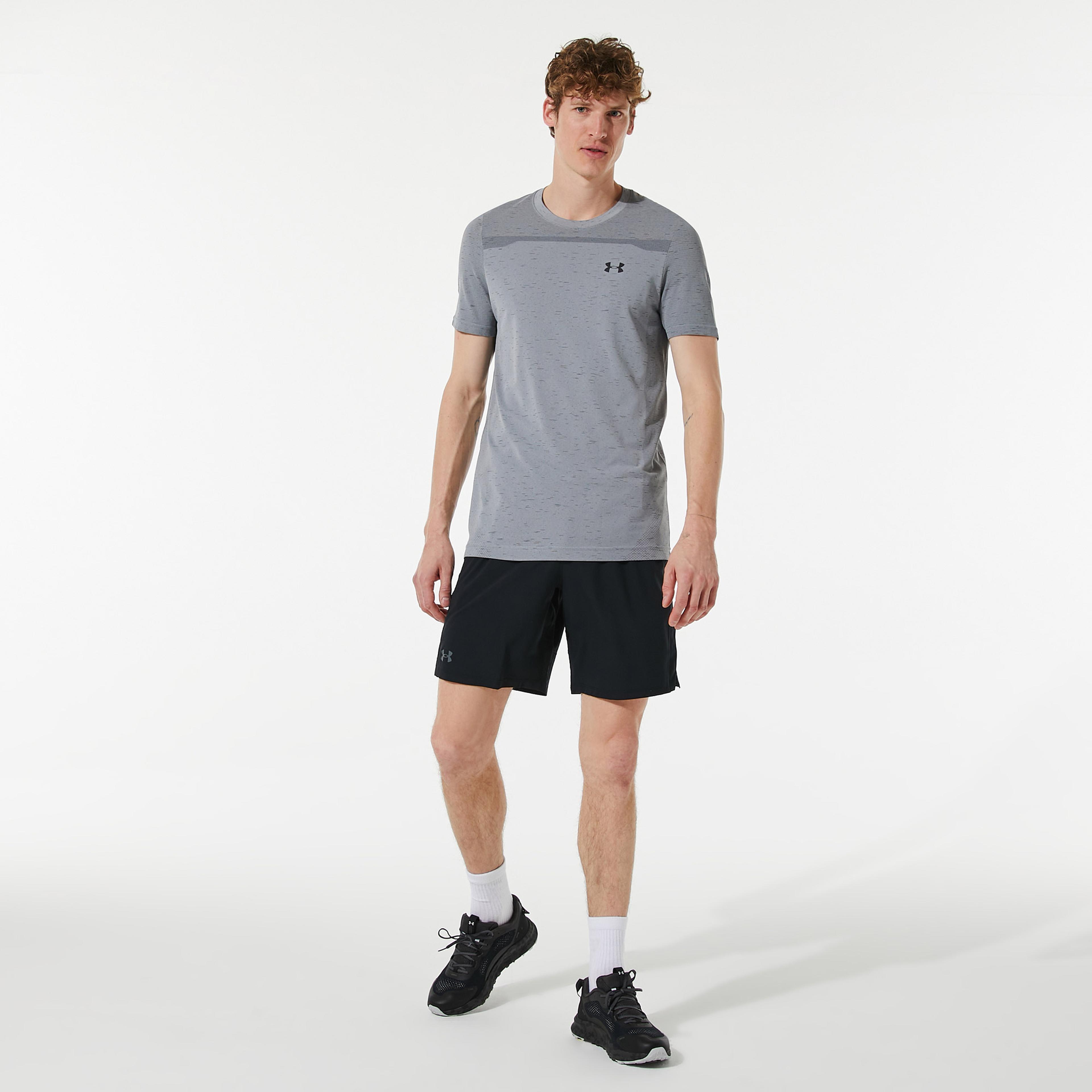 Under Armour Seamless Gri Erkek T-Shirt
