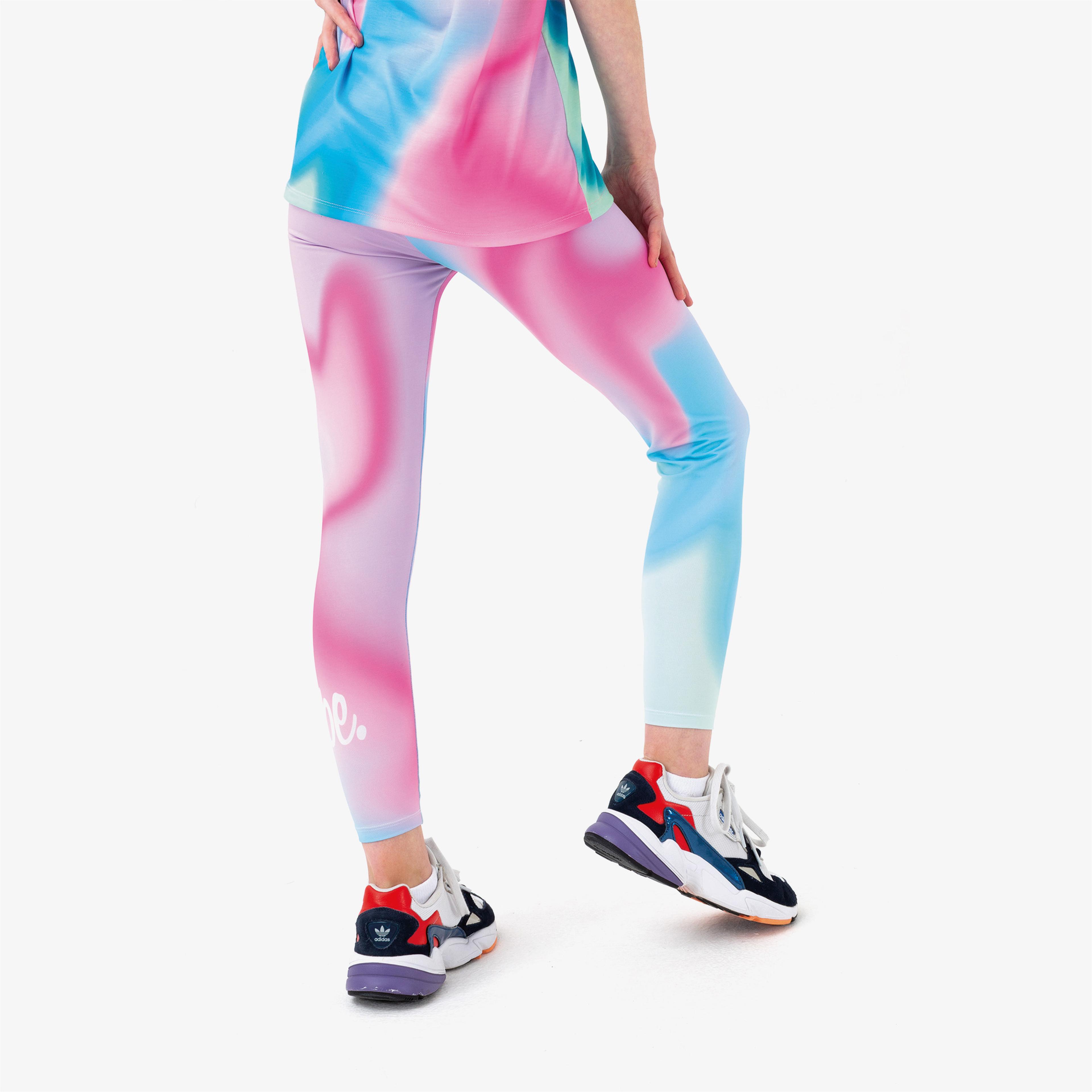 HYPE Pastel Wave Script Çocuk Pembe Tayt