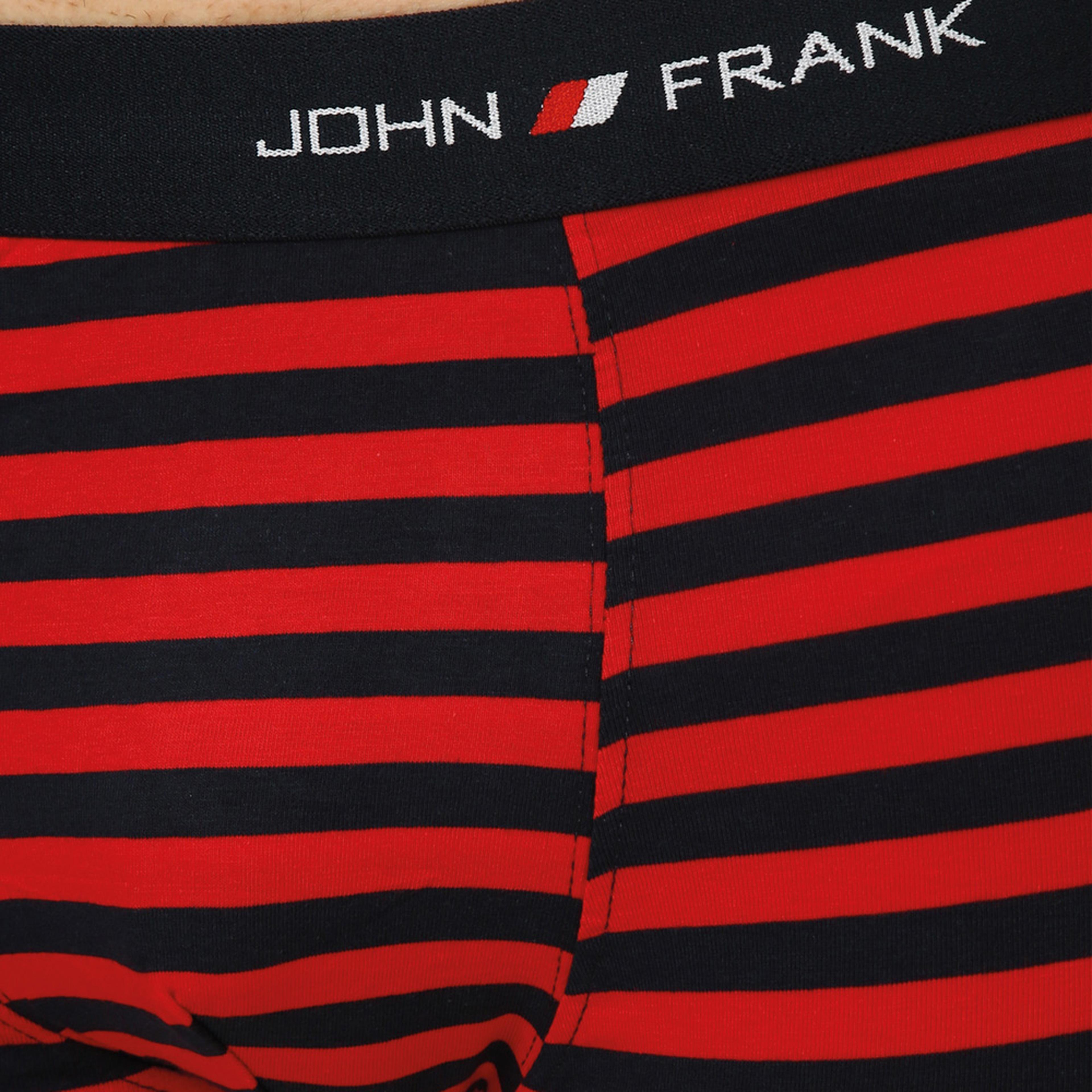 John Frank 3'lü Erkek Renkli Boxer