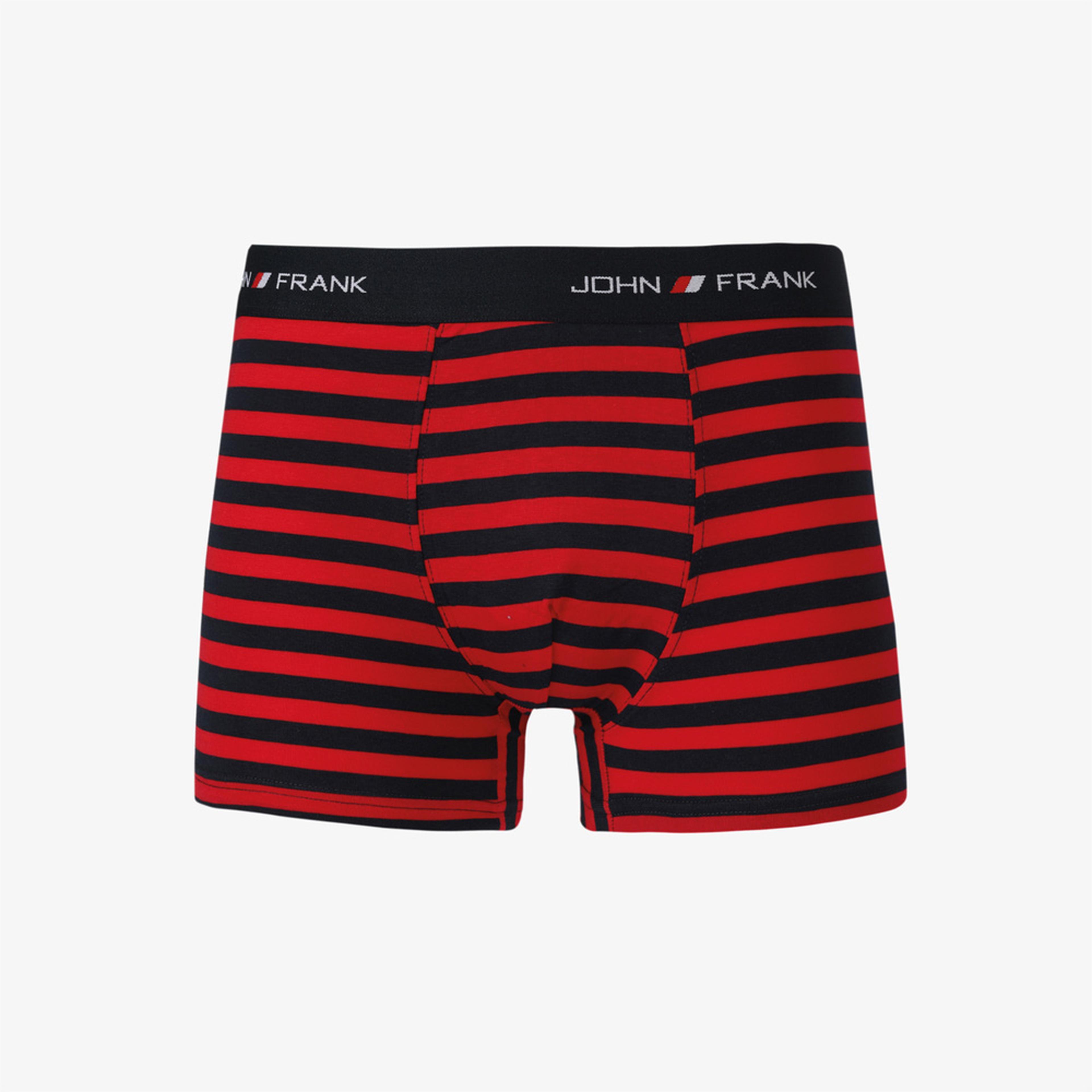 John Frank 3'lü Erkek Renkli Boxer