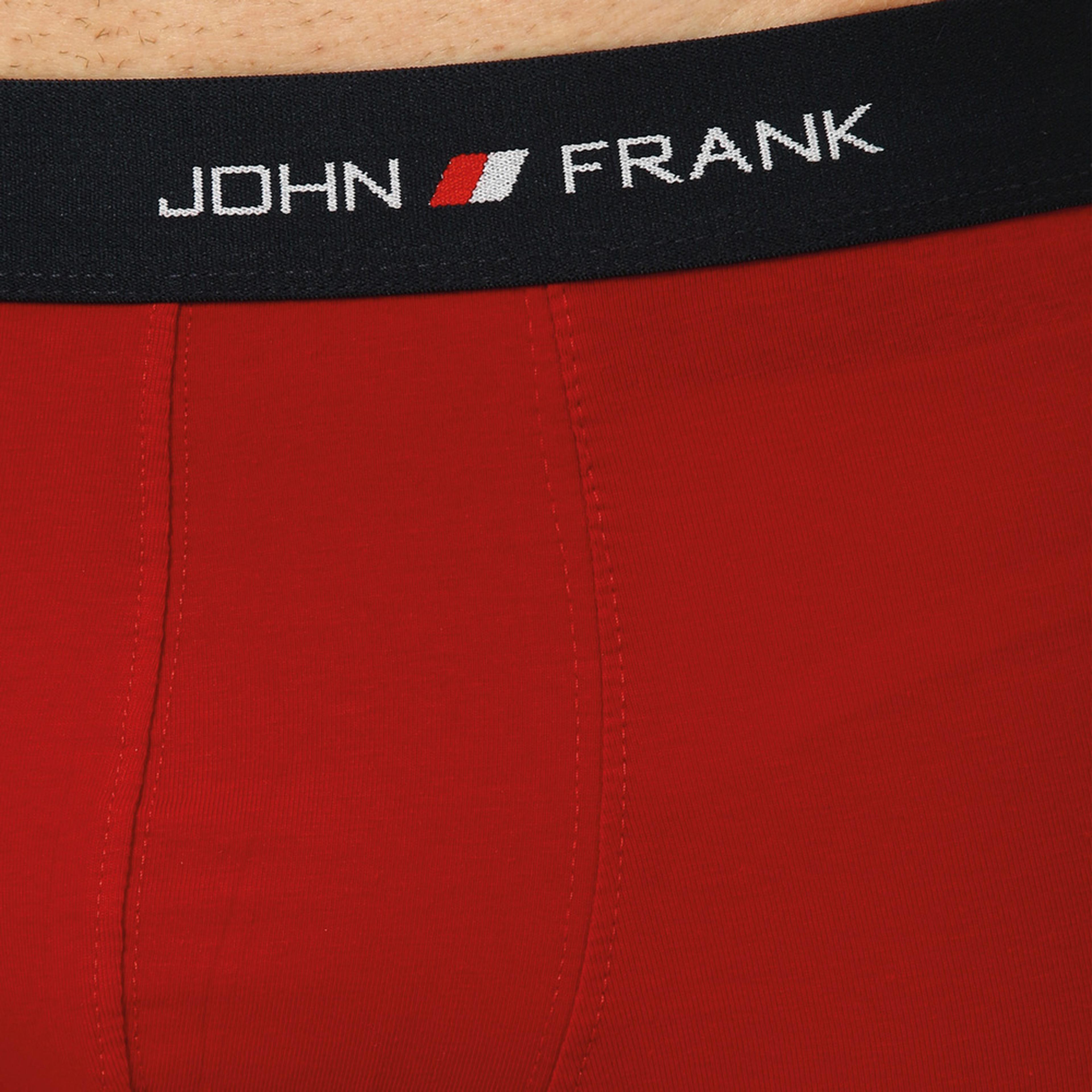 John Frank 3'lü Erkek Renkli Boxer