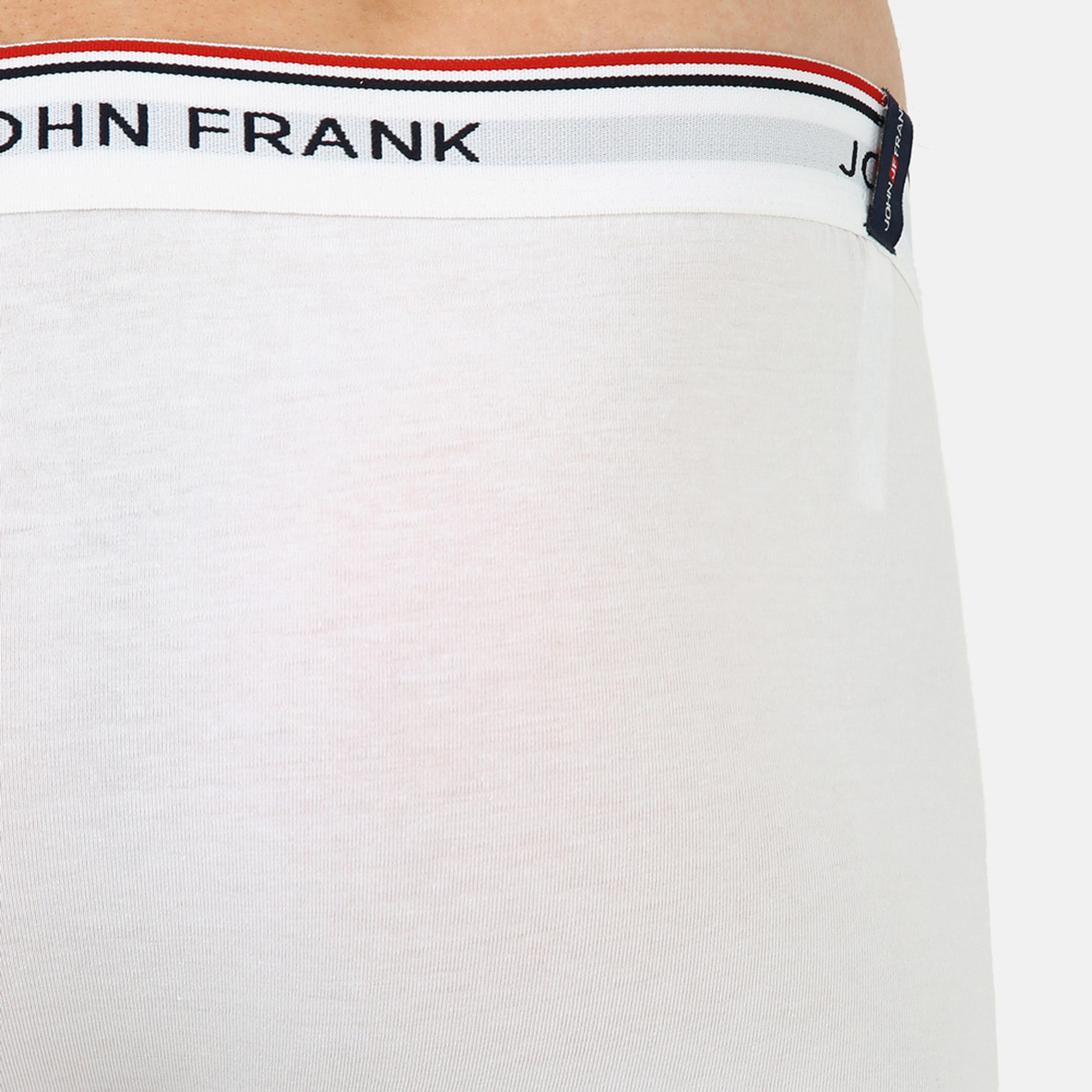 John Frank 3'lü Basic Bright Erkek Renkli Boxer